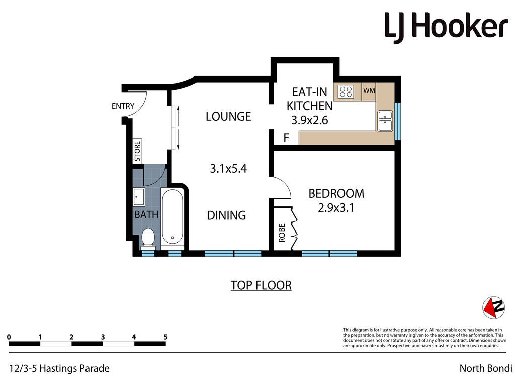12/3-5 Hastings Parade, BONDI BEACH