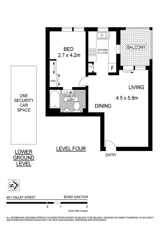 45/1-3 Dalley Street, BONDI JUNCTION