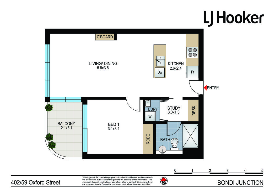 402/59 Oxford Street, BONDI JUNCTION