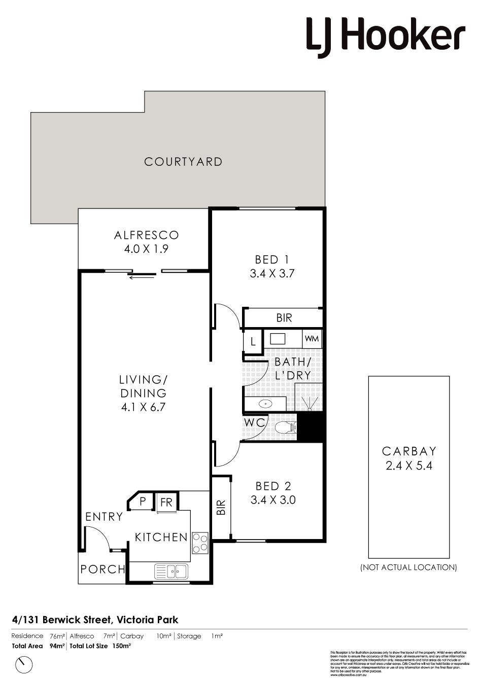 4/131 Berwick Street Victoria Park WA - Apartment for Sale - LJ Hooker