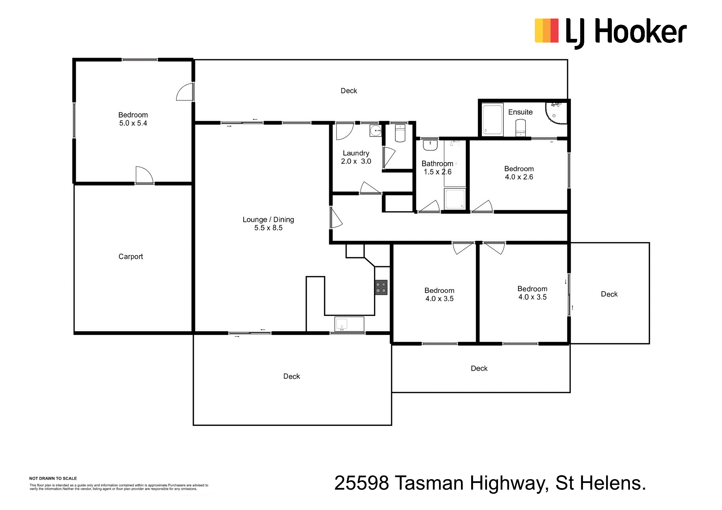 25598 Tasman Highway, ST HELENS
