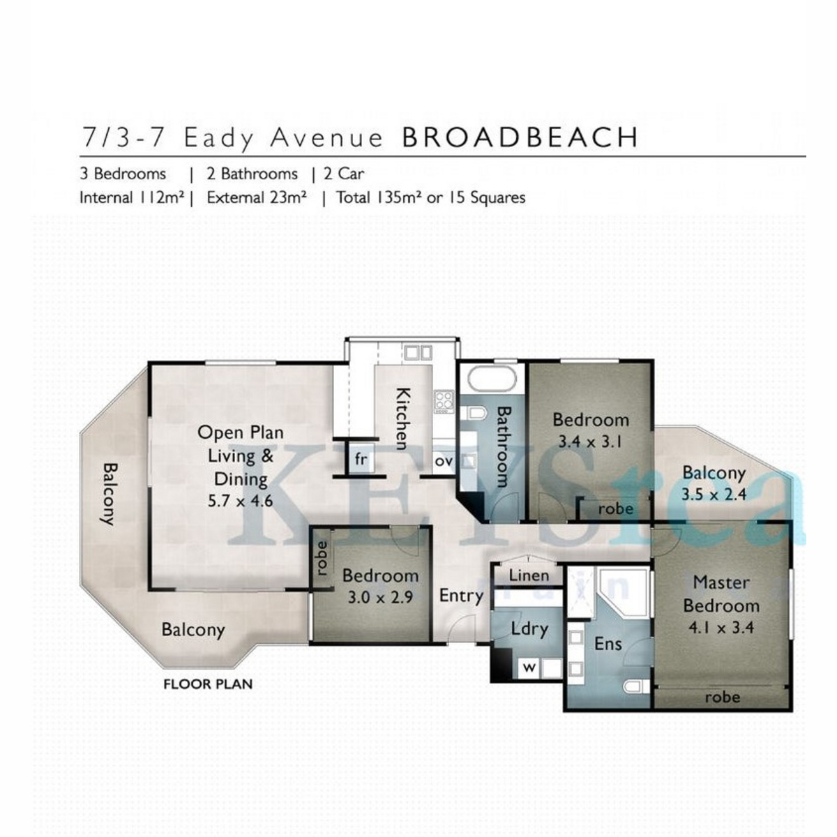7/3-7 Eady Avenue, BROADBEACH WATERS
