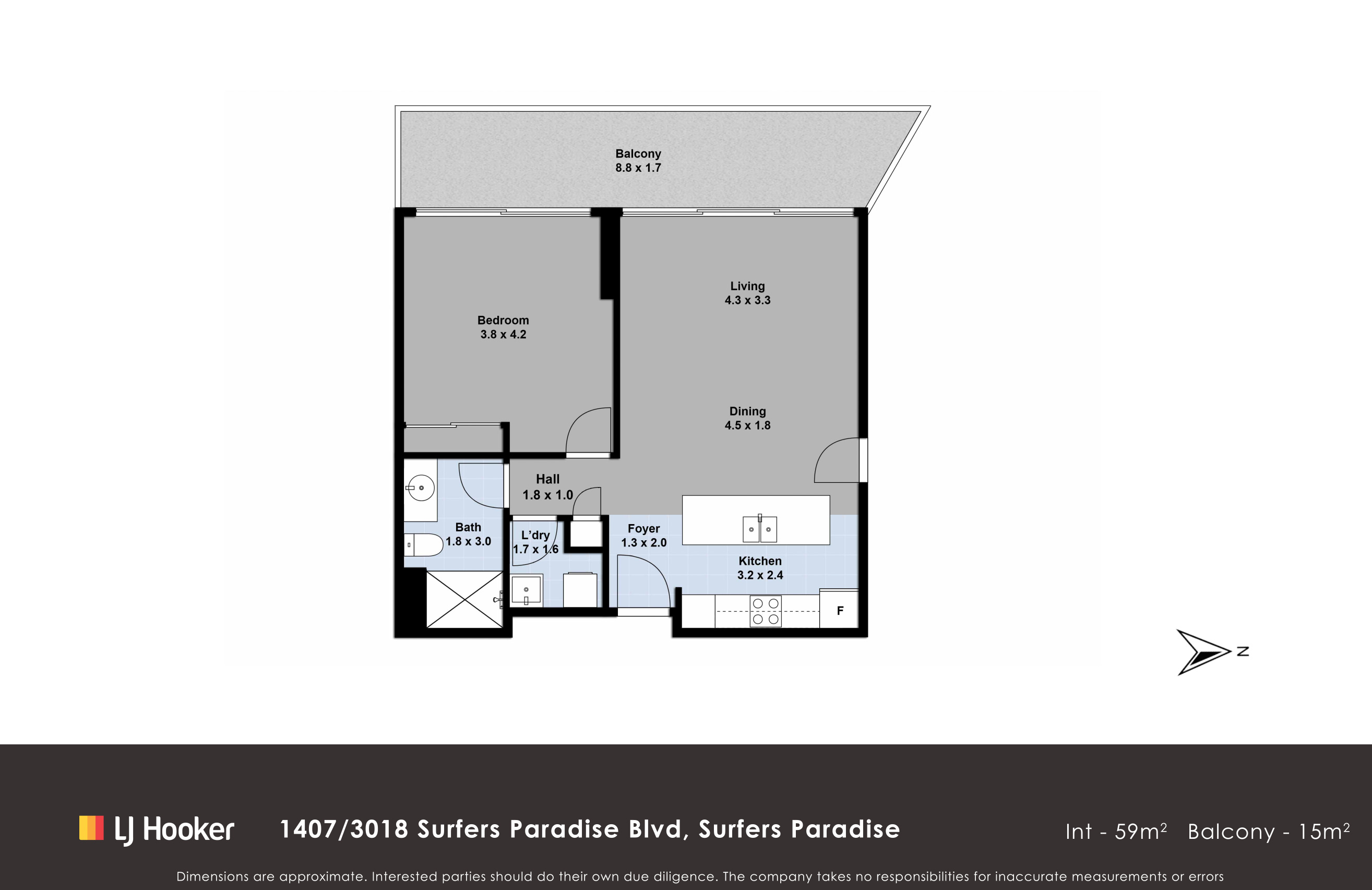 1407/3018 Surfers Paradise Boulevard, SURFERS PARADISE