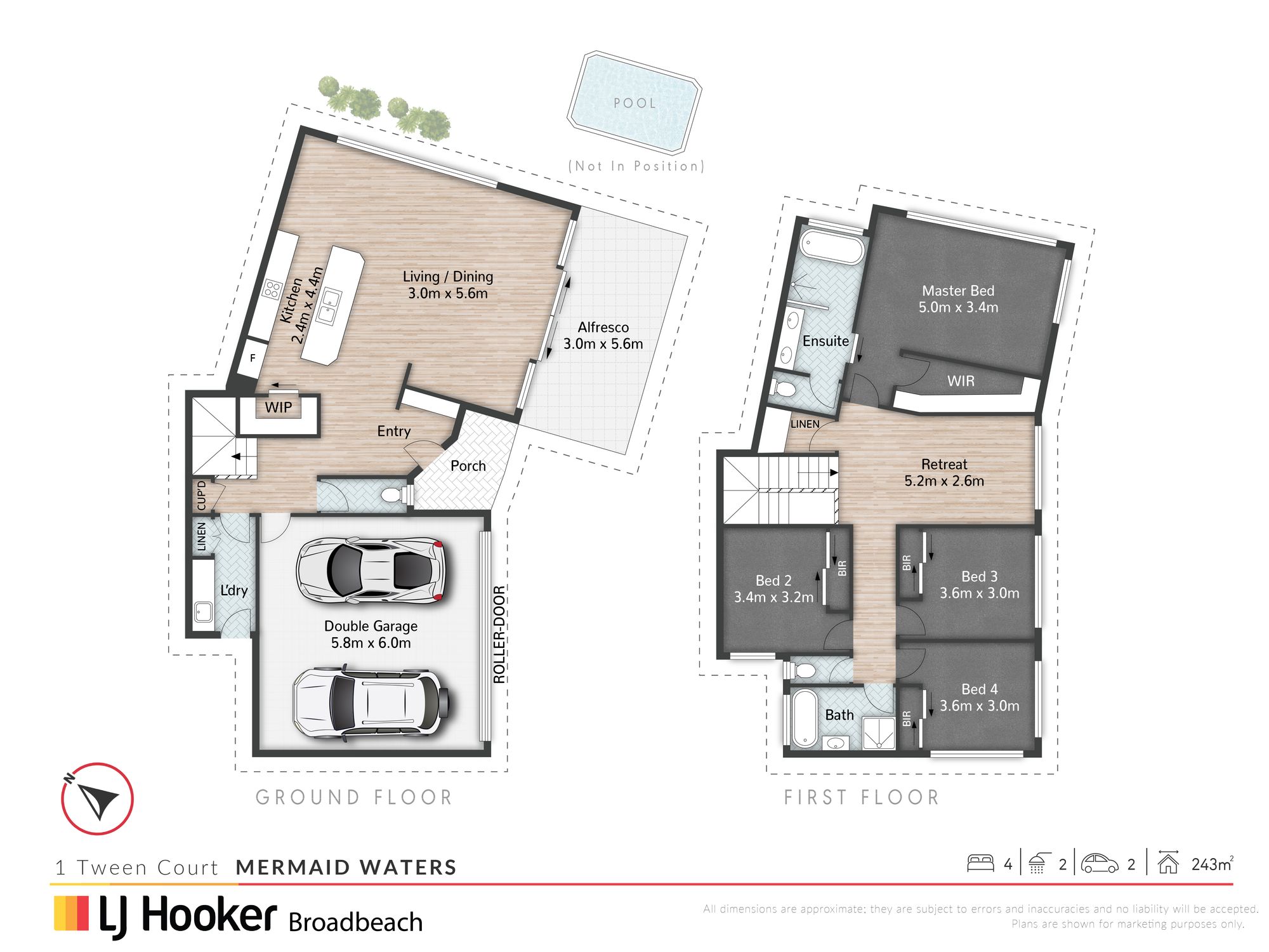 1 Tween Court, MERMAID WATERS