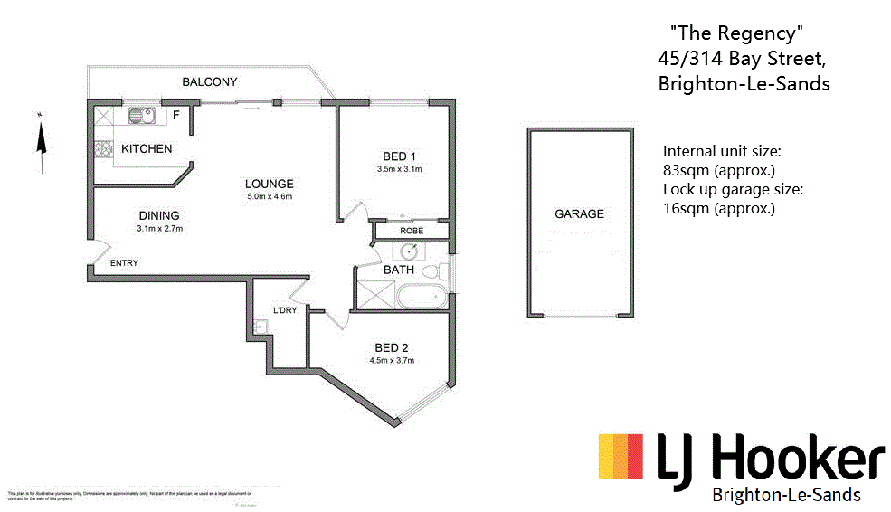 45/314 Bay Street, BRIGHTON-LE-SANDS