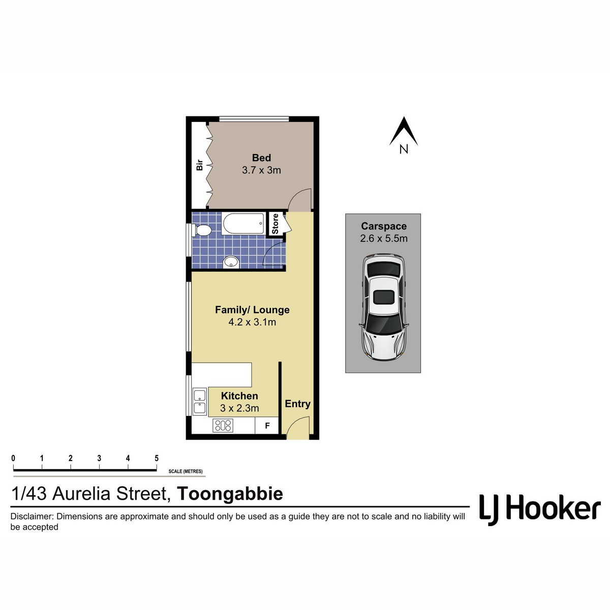 1/43 Aurelia Street, TOONGABBIE