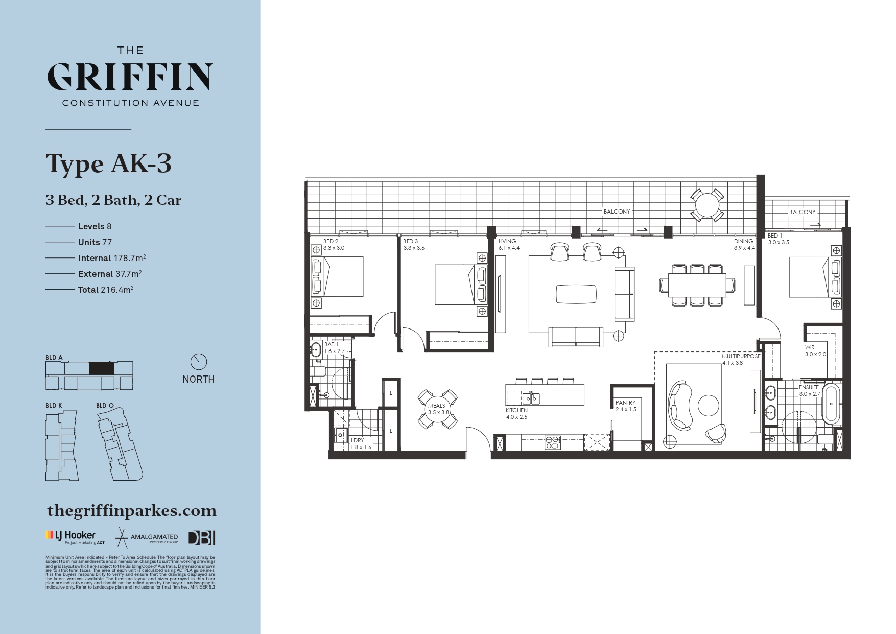 77/44 Constitution Avenue, CAMPBELL