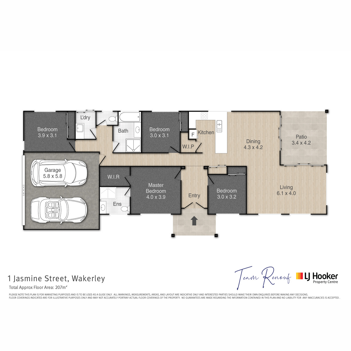 1 Jasmine Street, WAKERLEY