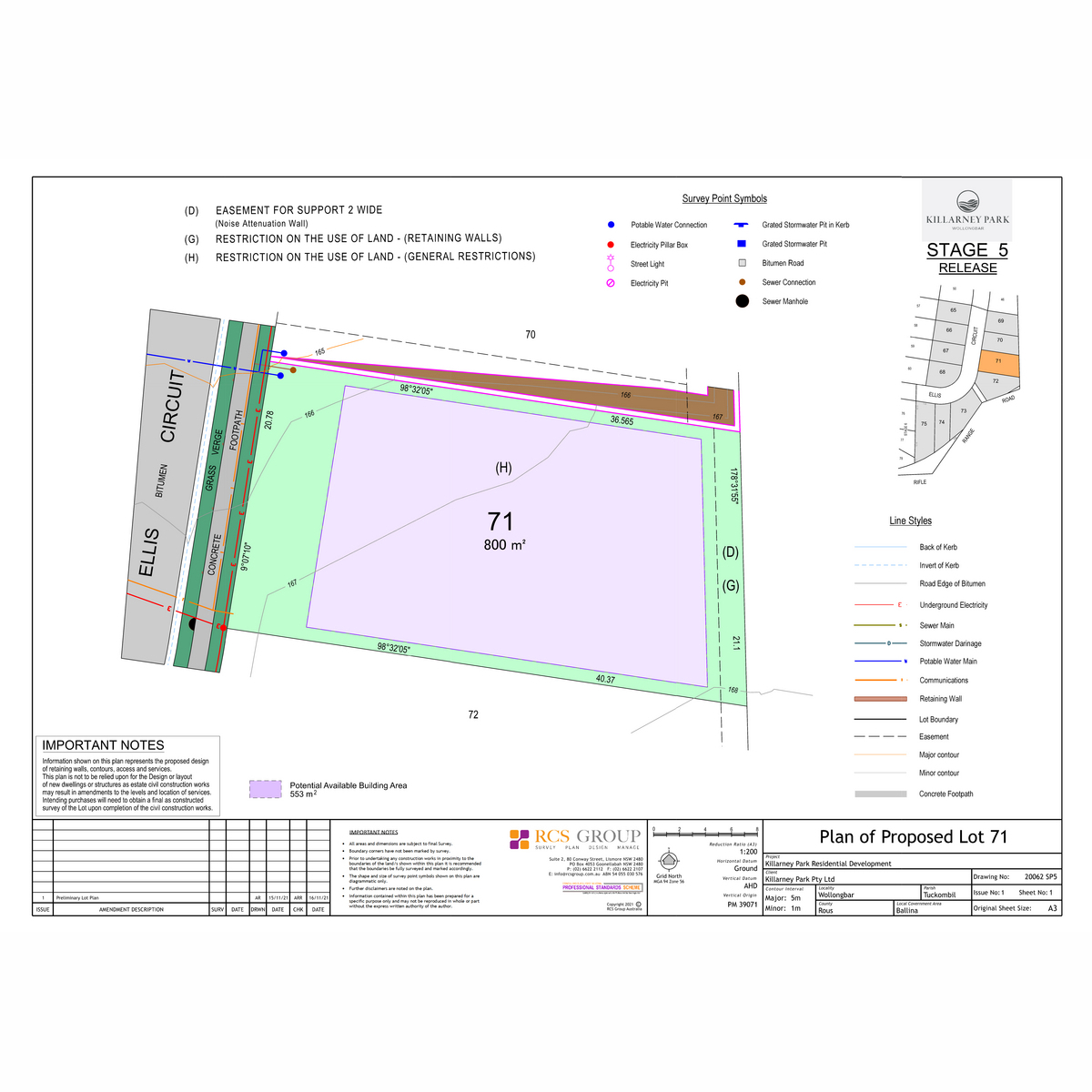 Lot 71 Ellis Circuit (Stage 5 Killarney Park Estate) Wollongbar NSW Property Details LJ Hooker