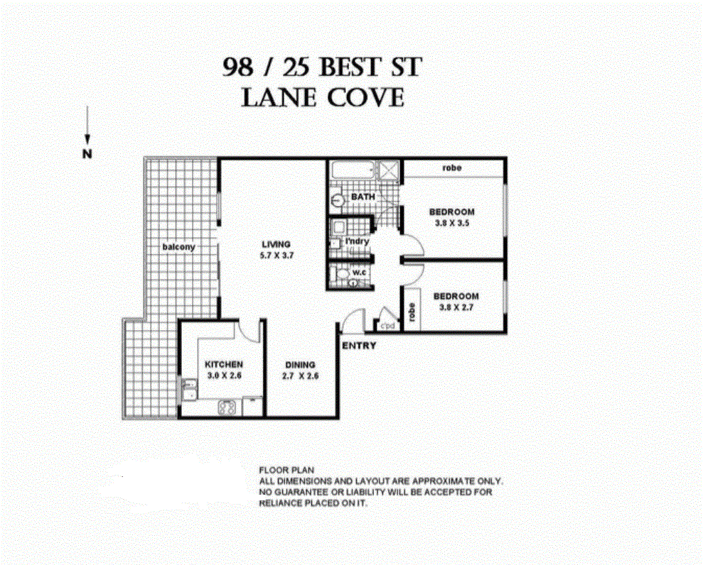 98/25 Best Street, LANE COVE