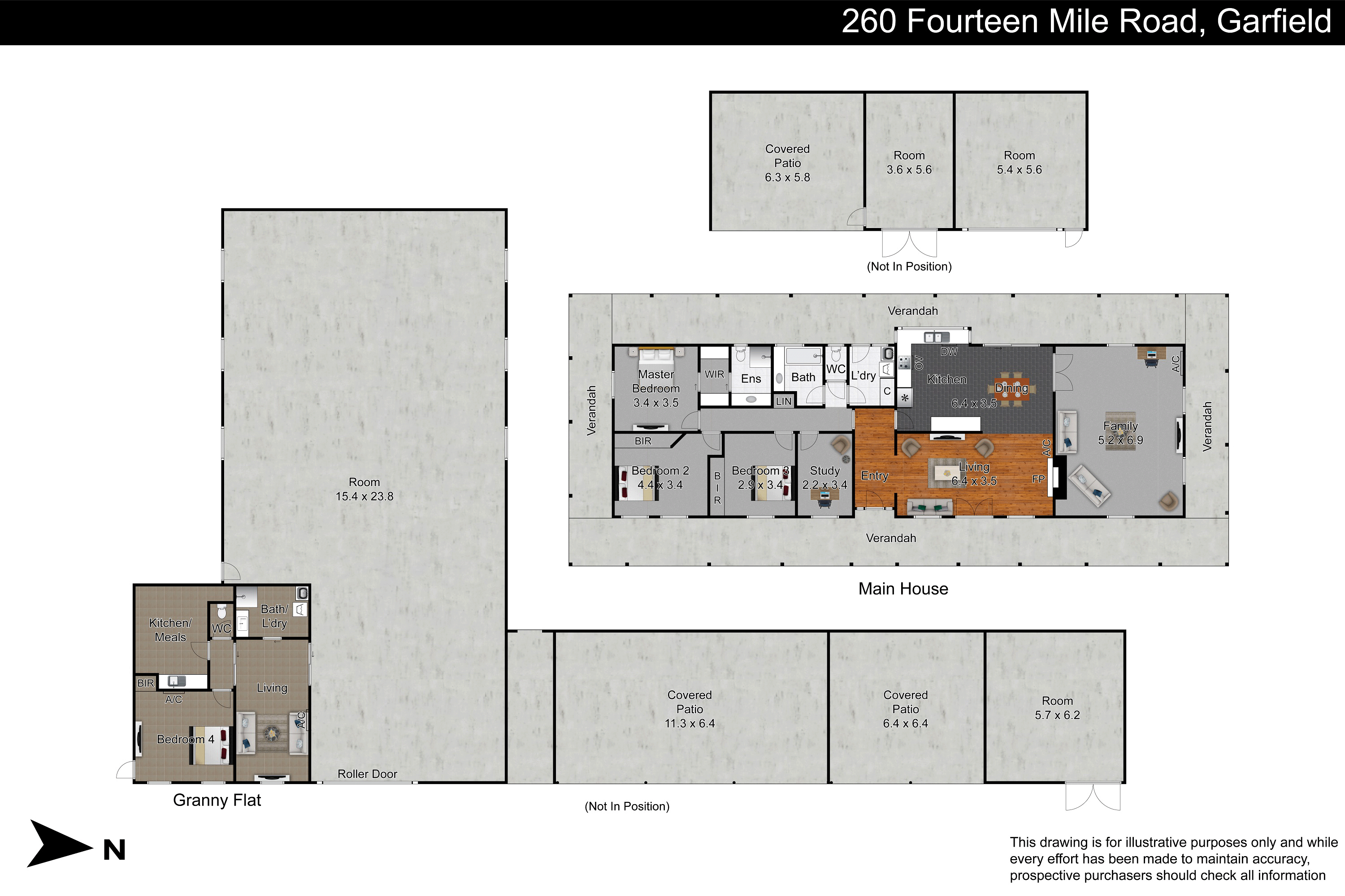 260 Fourteen Mile Road, GARFIELD