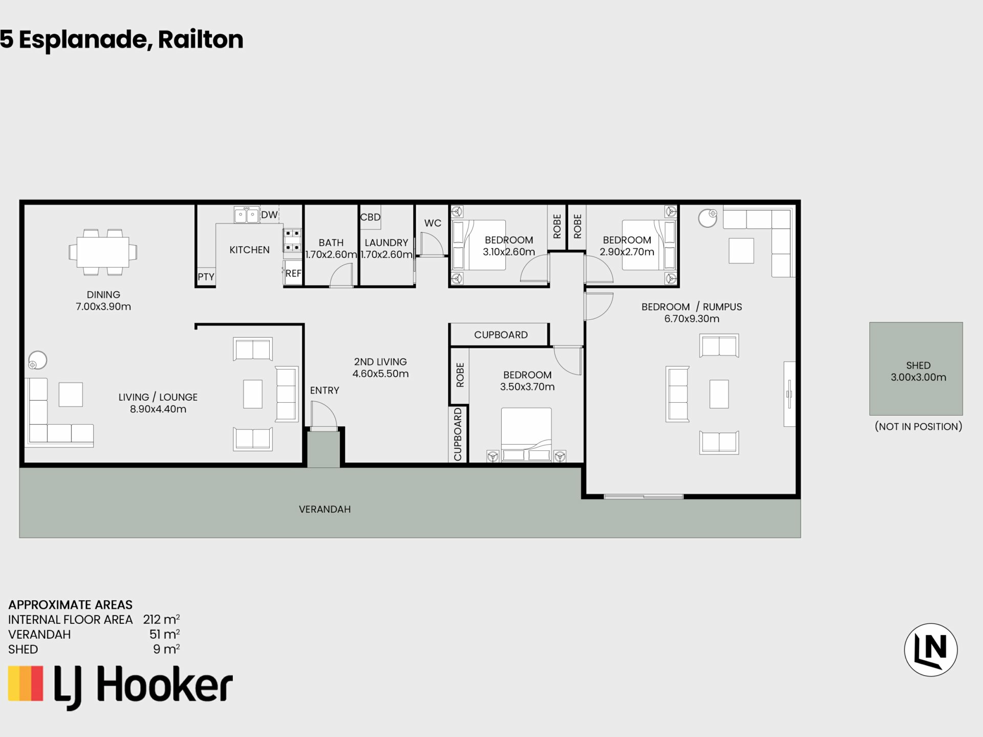 5 Esplanade, Railton