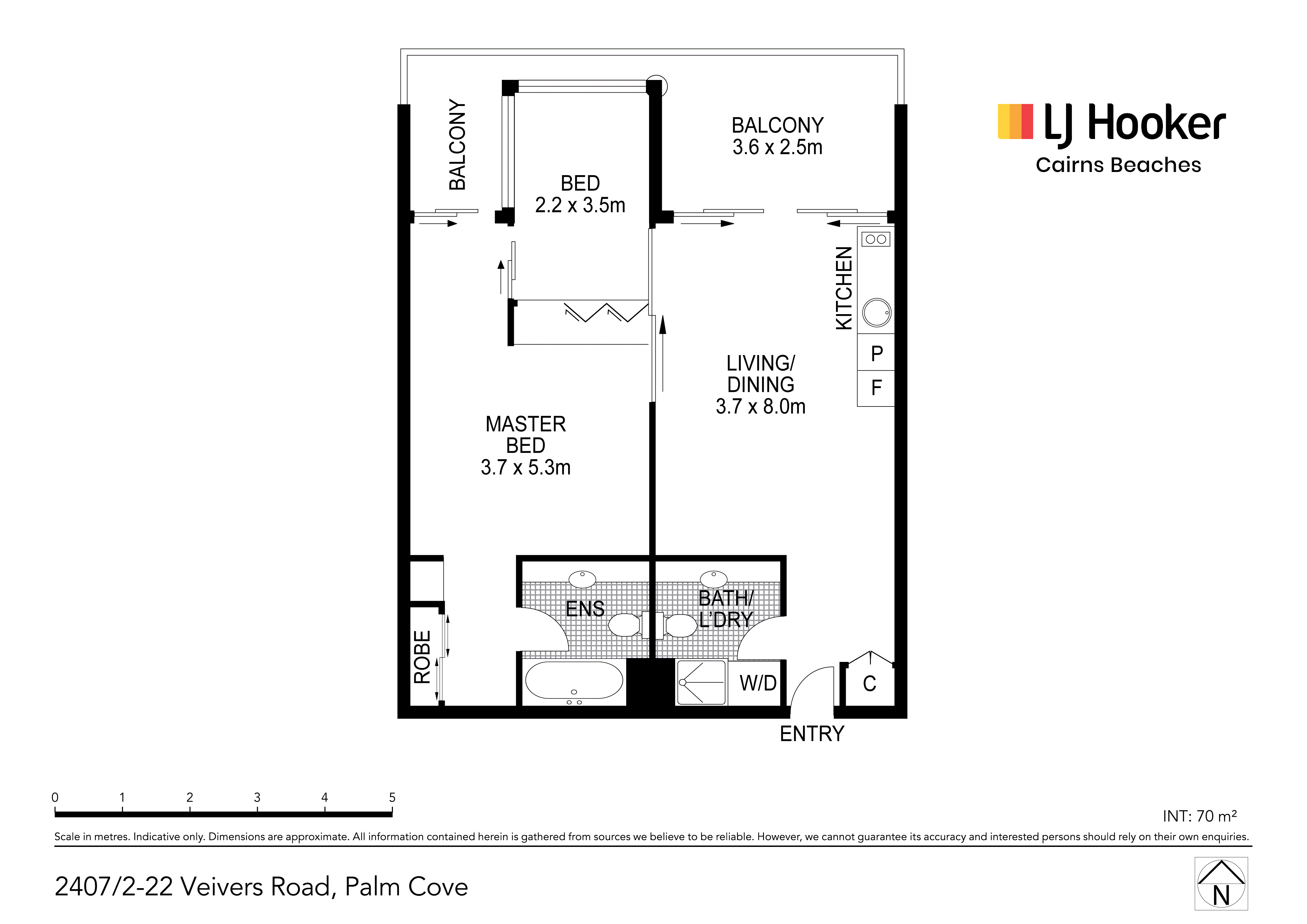 2407/2-22 Veivers Road, PALM COVE