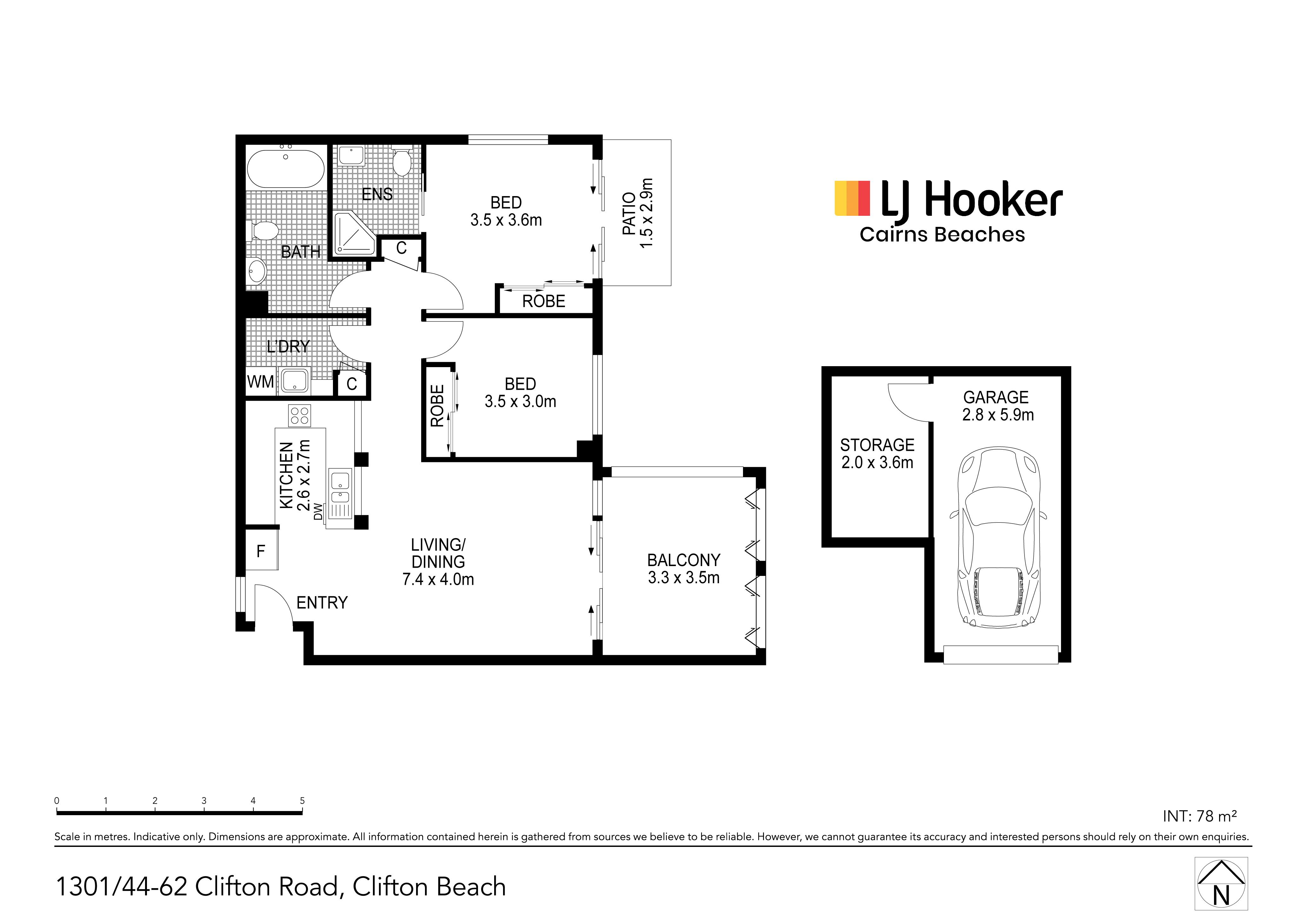 1301/44-62 Clifton Road, CLIFTON BEACH