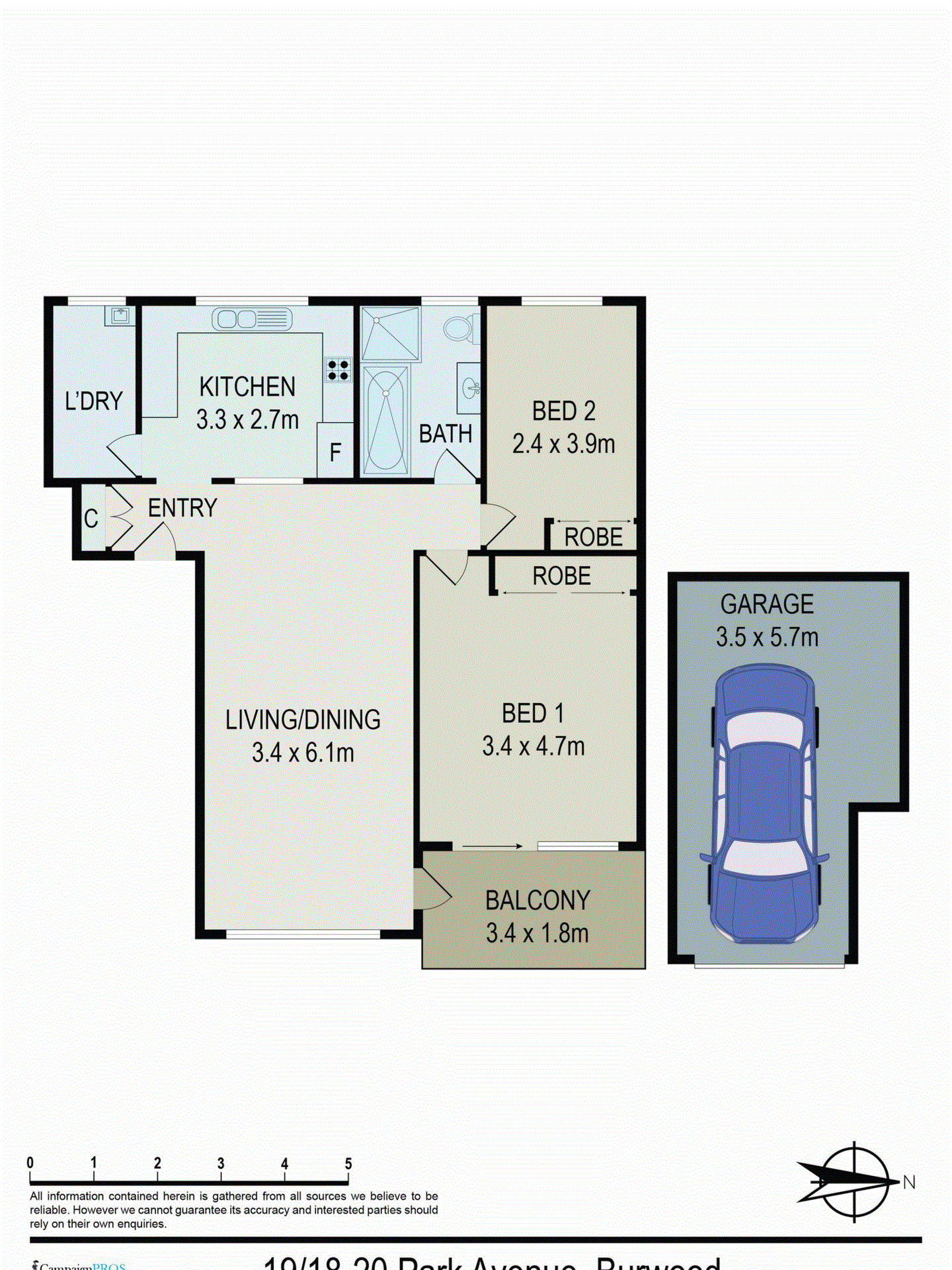 19/18-20 Park Avenue, BURWOOD