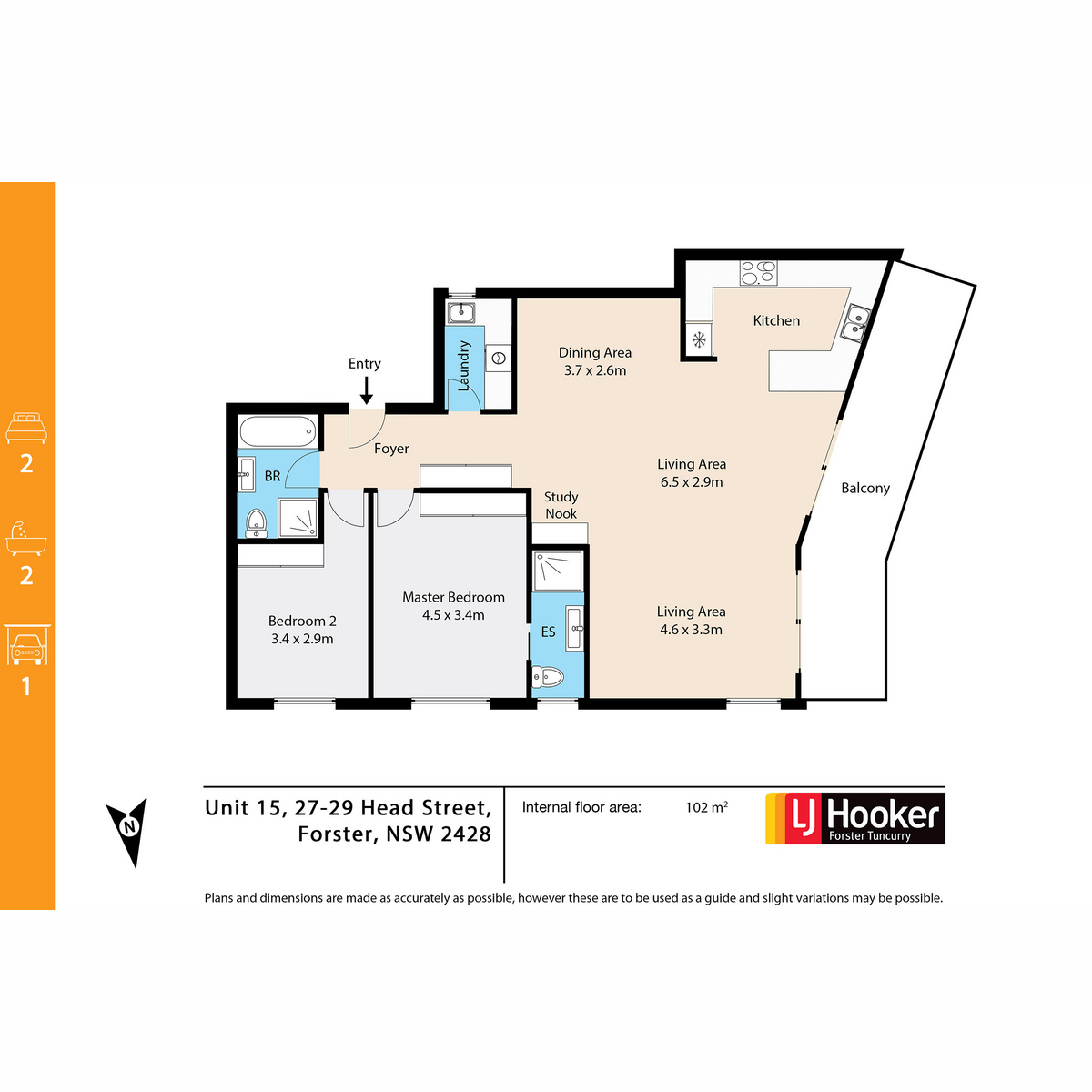 15/27-29 Head Street, FORSTER