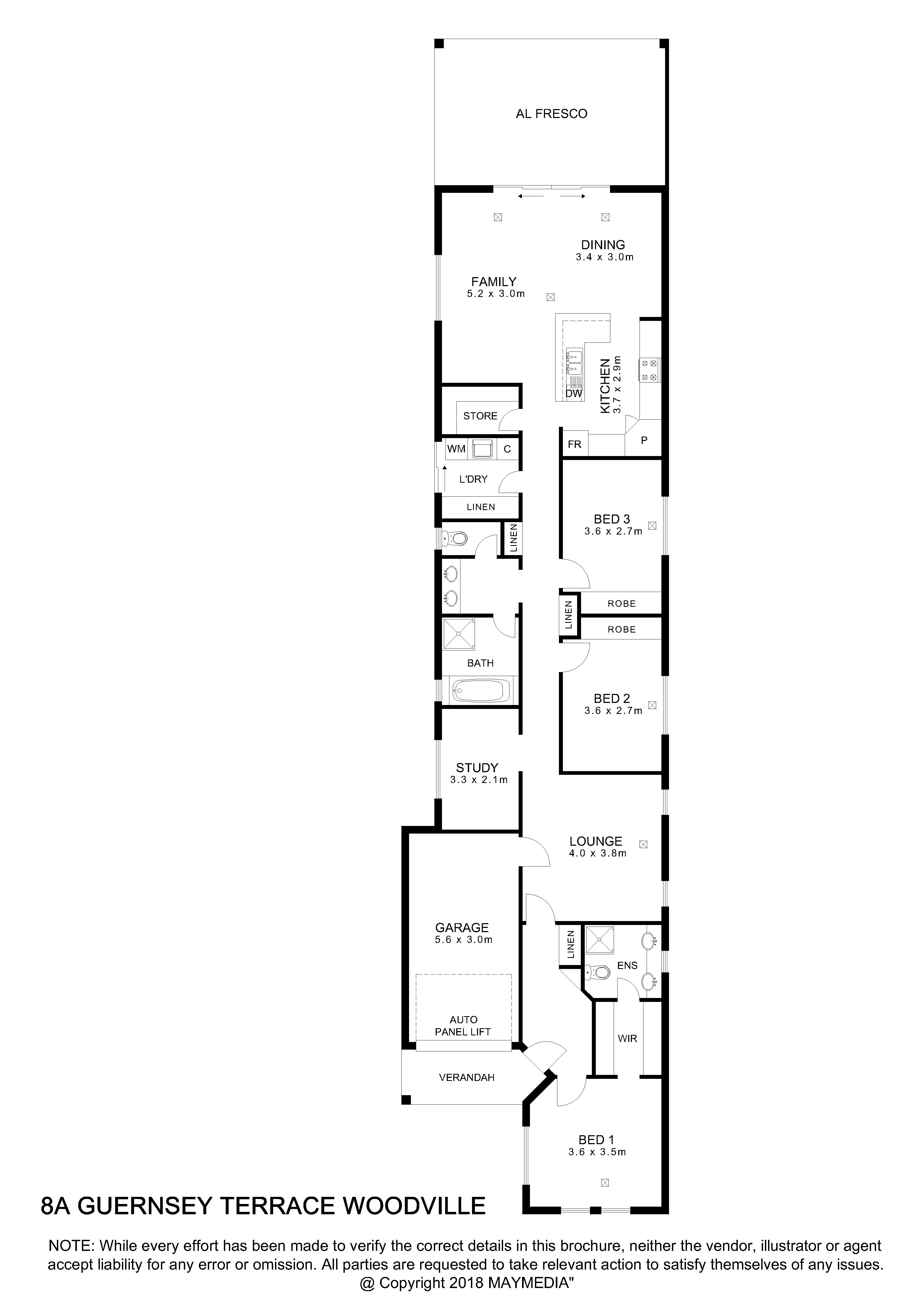 8A Guernsey Terrace, WOODVILLE