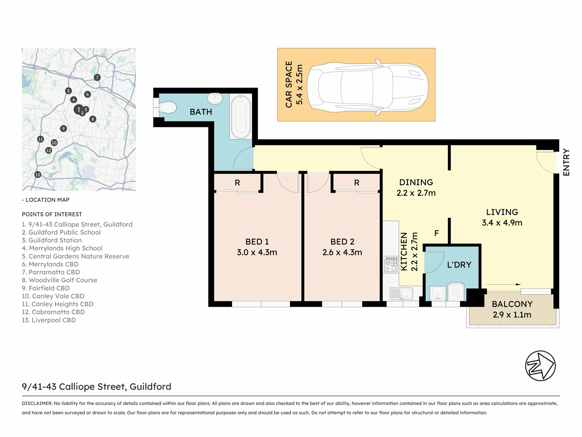 Unit 9/41-43 Calliope Street — photo 16 of 16