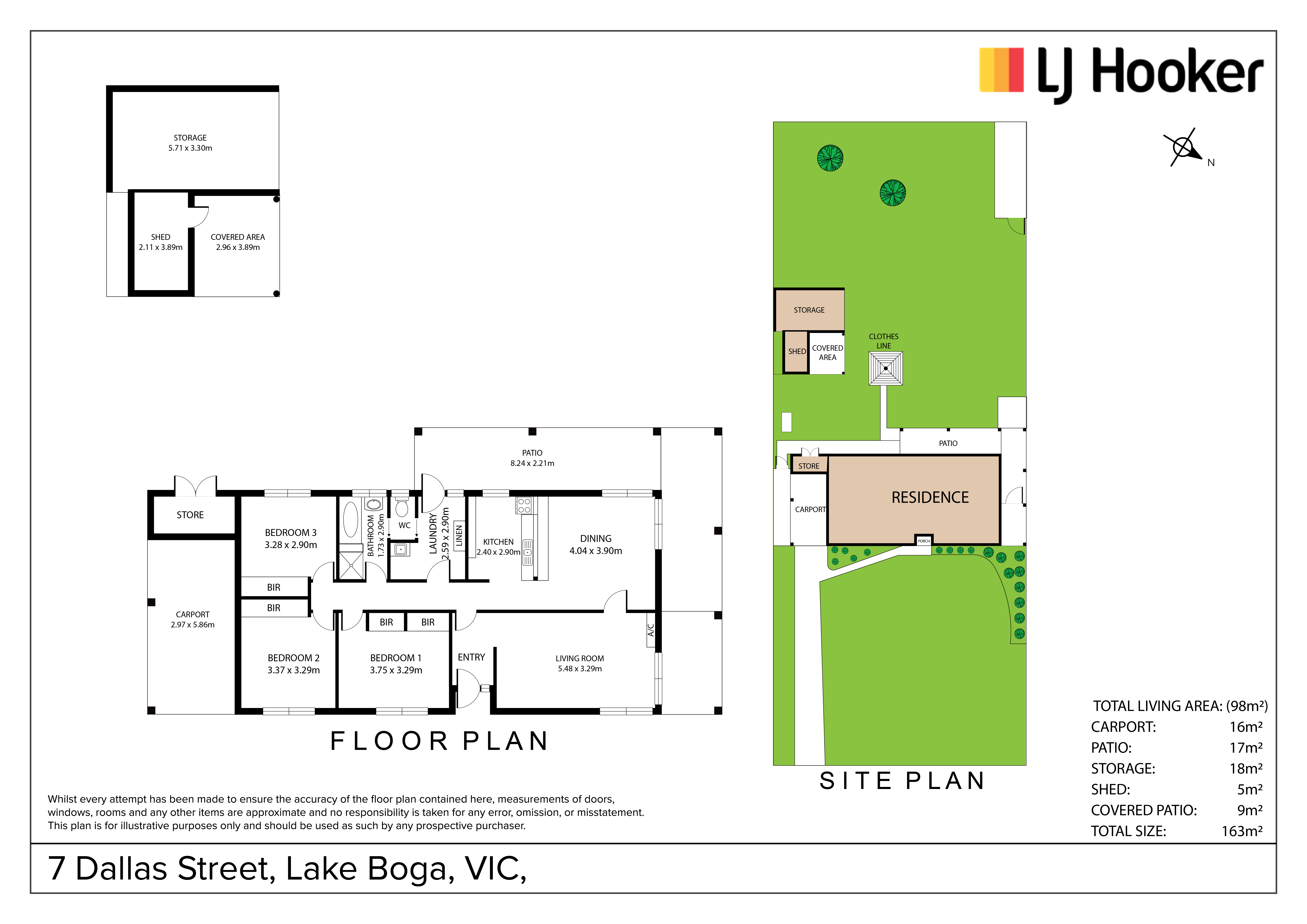7 Dallas Street Lake Boga VIC House for Sale LJ Hooker