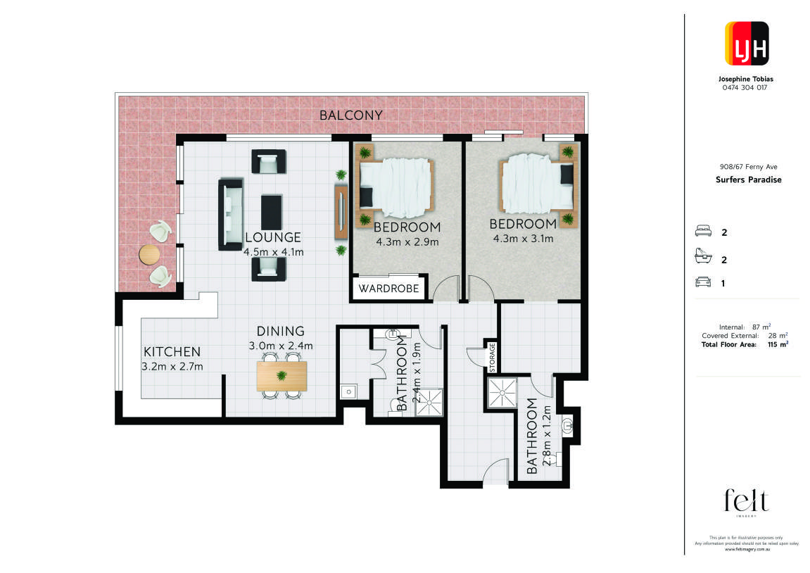 908/67 Ferny Avenue, SURFERS PARADISE