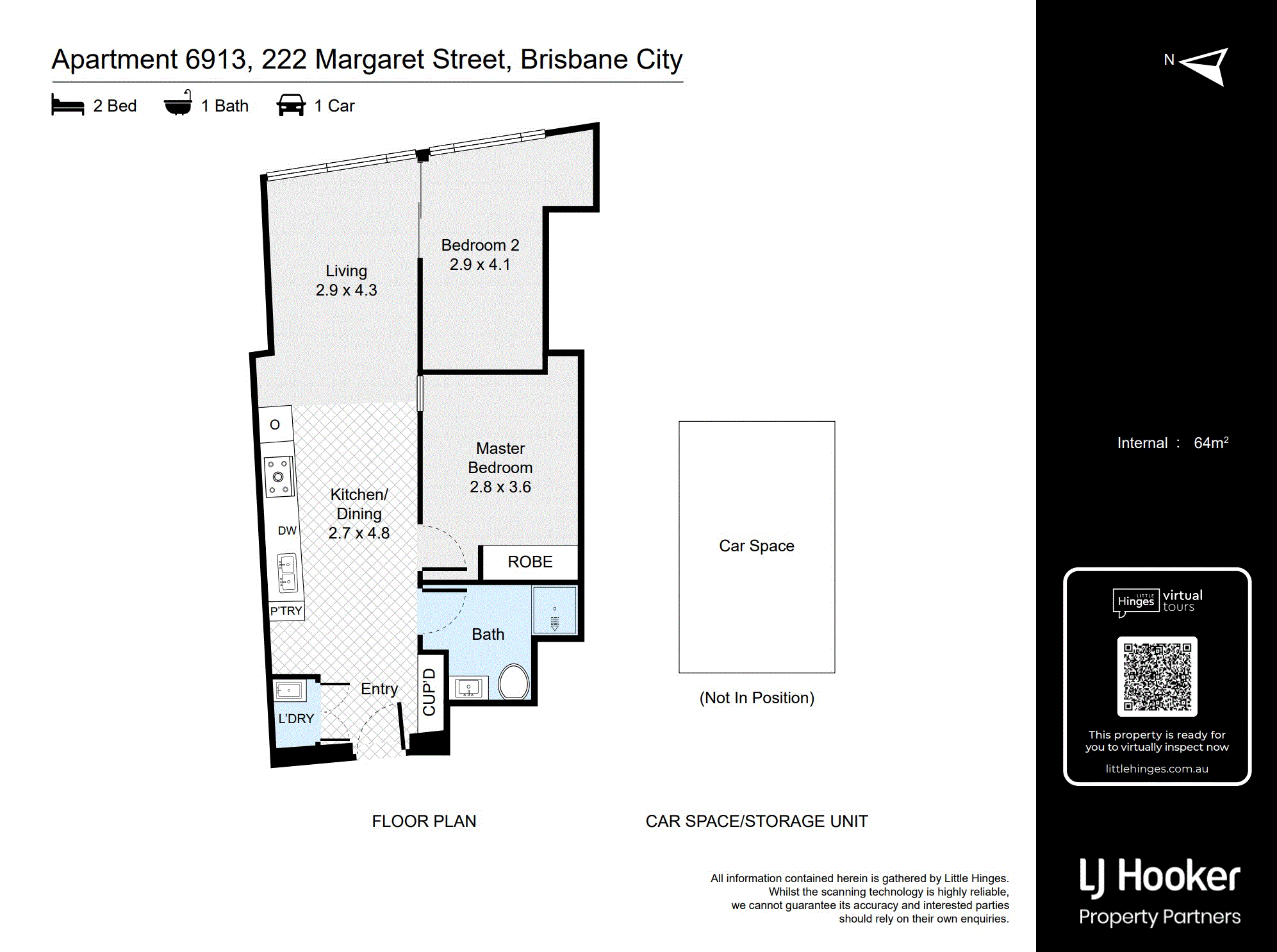 6913/222 Margaret Street, BRISBANE CITY