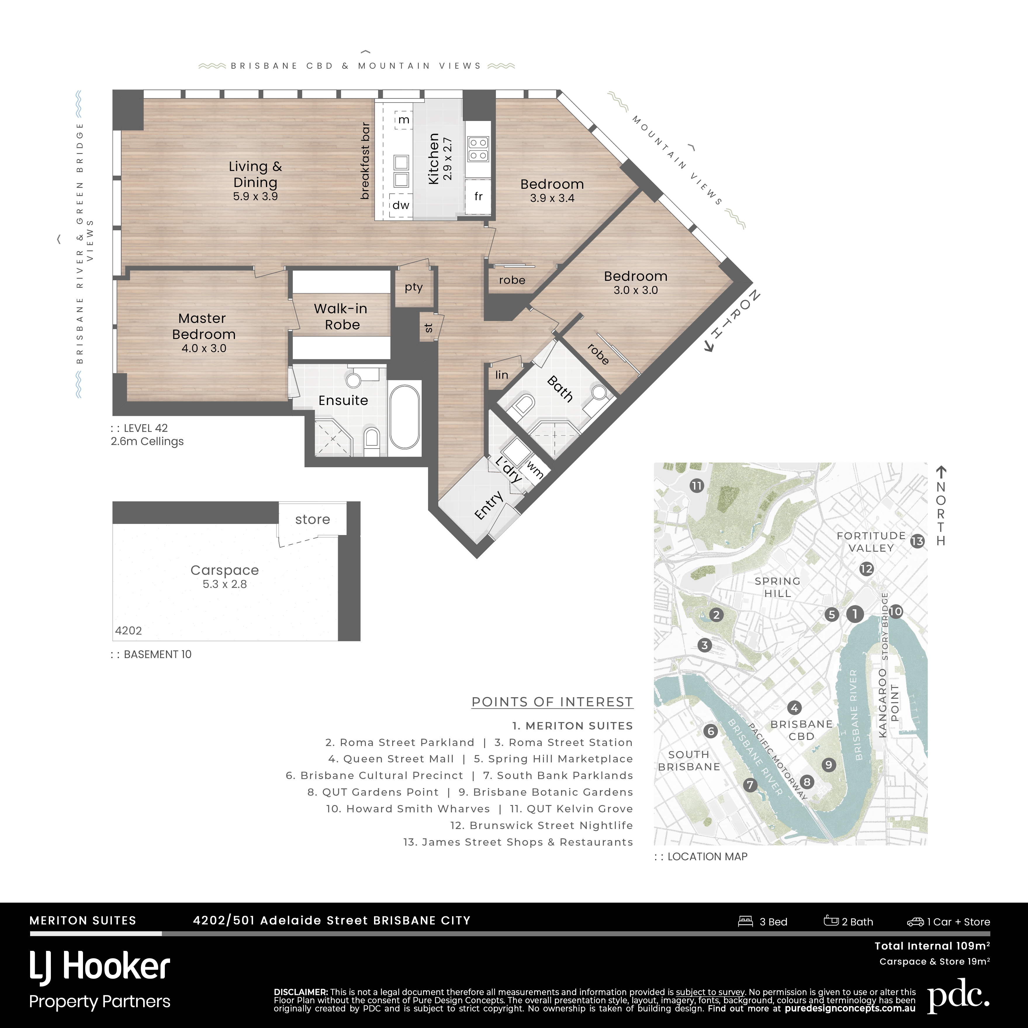 4202/501 Adelaide Street, BRISBANE CITY