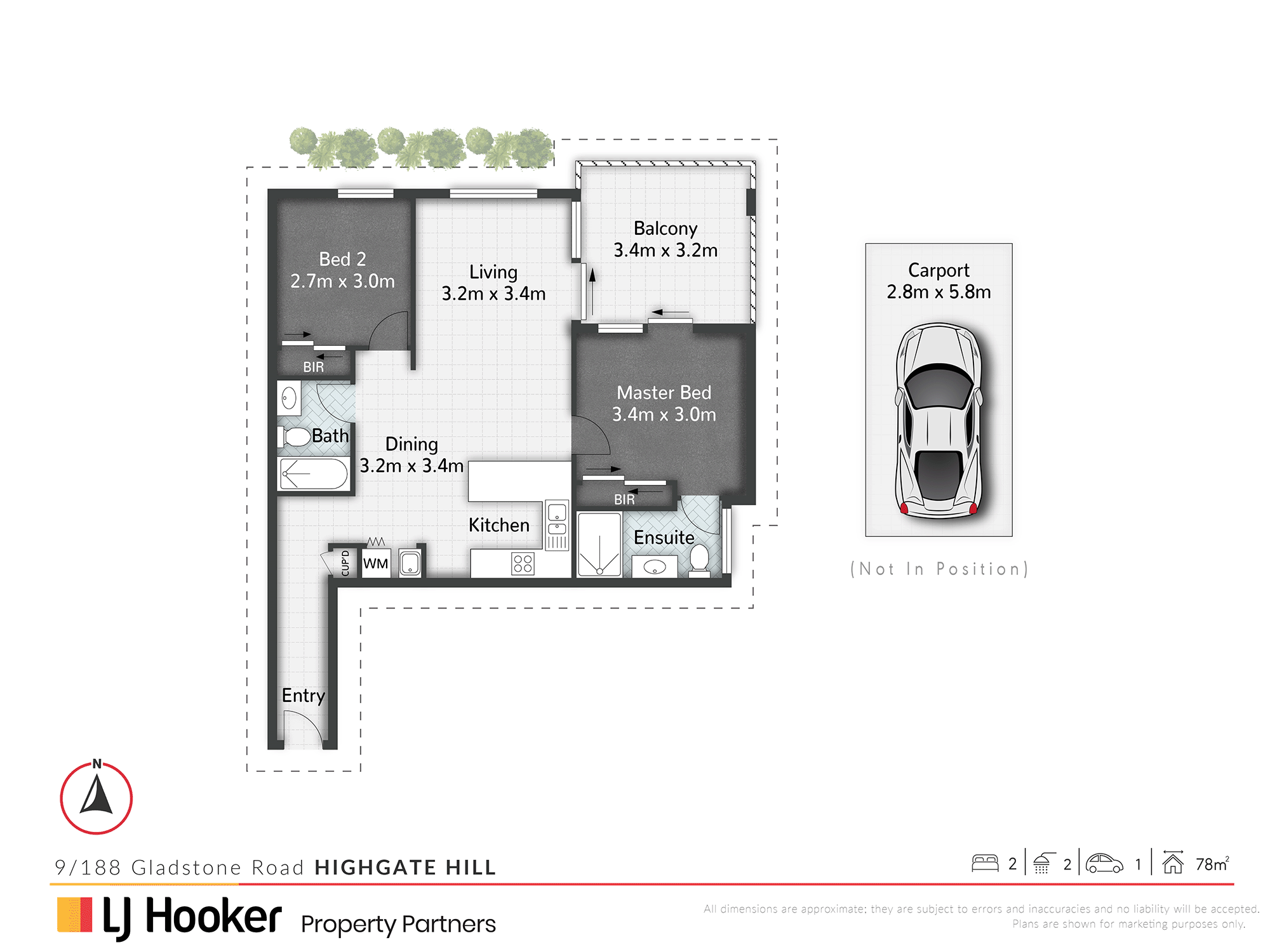 9/188 Gladstone Road, HIGHGATE HILL