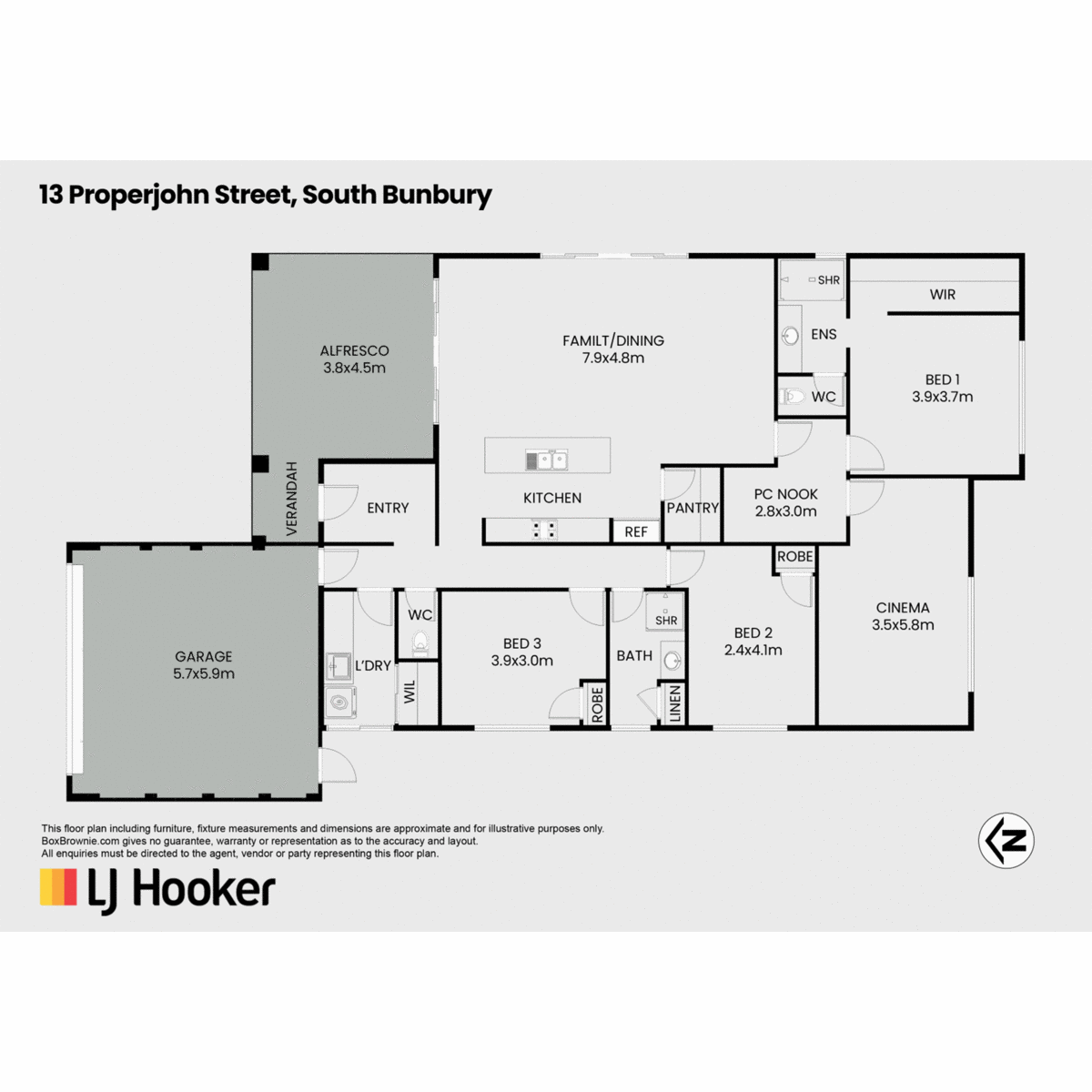 13 Properjohn Street South Bunbury WA Property Details LJ Hooker