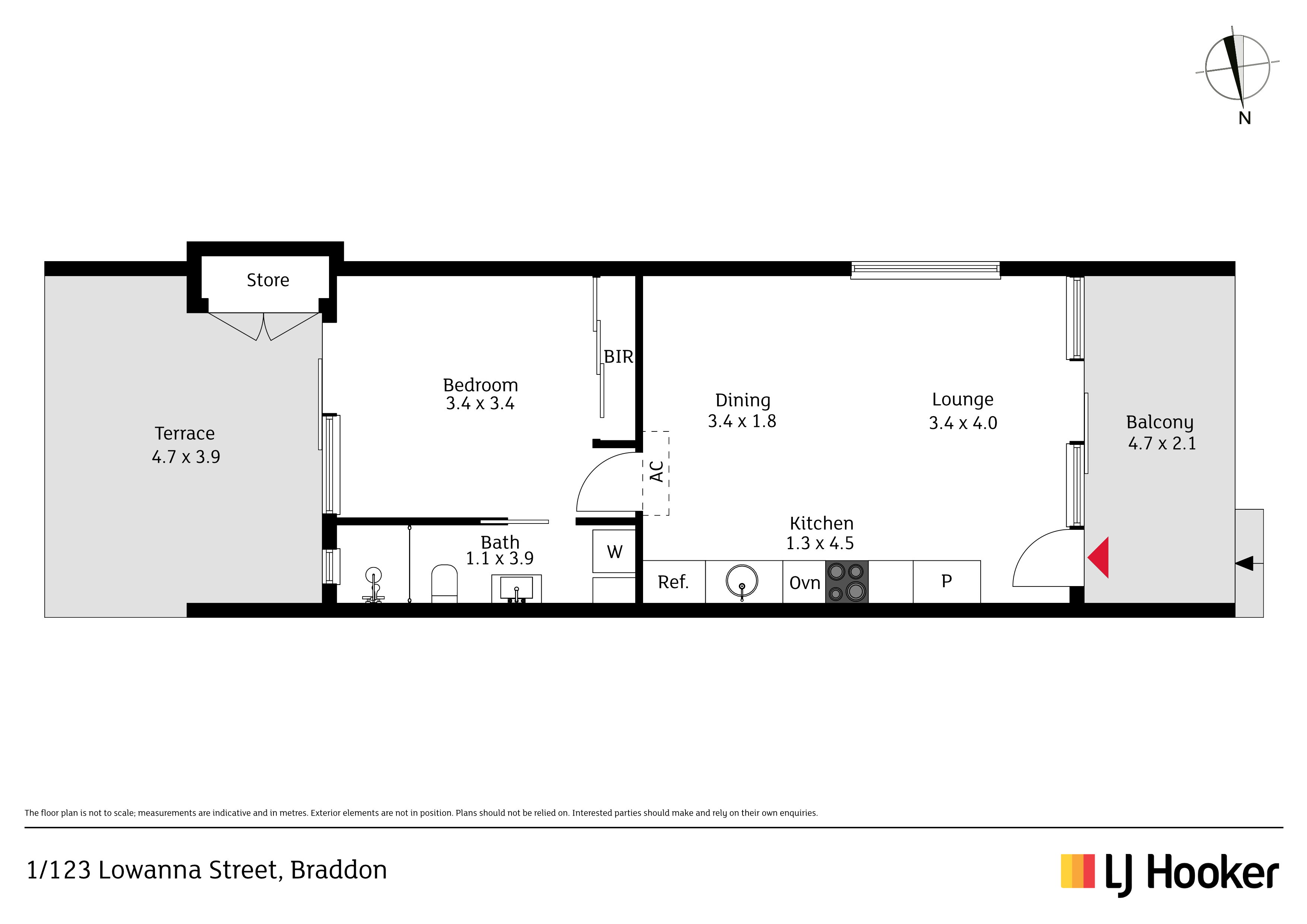1/123 Lowanna Street, BRADDON