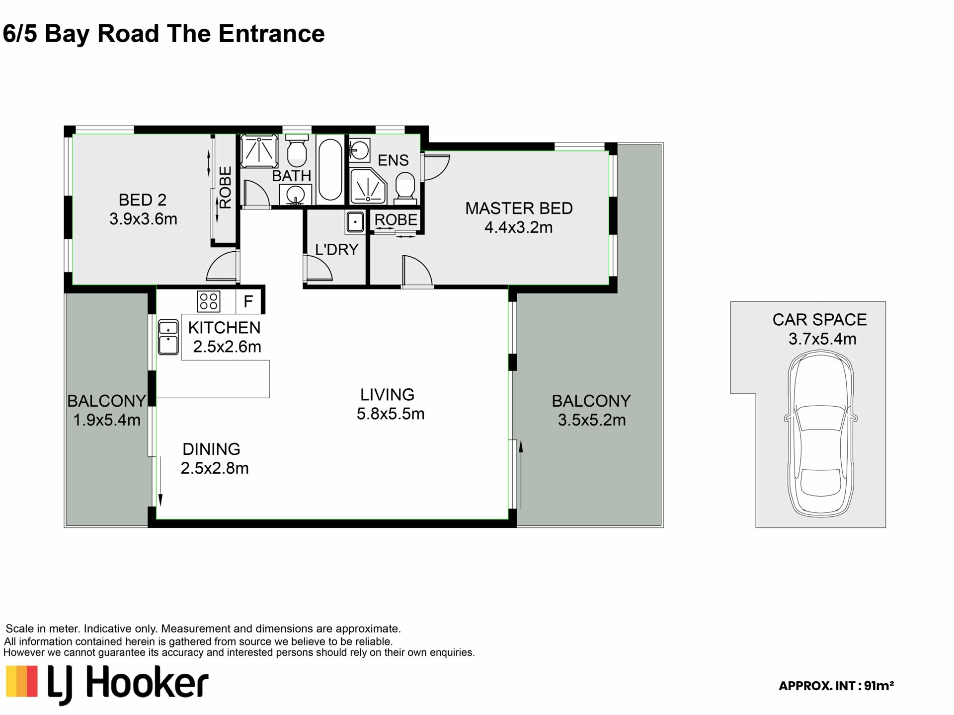 6/5 Bay Road, The Entrance
