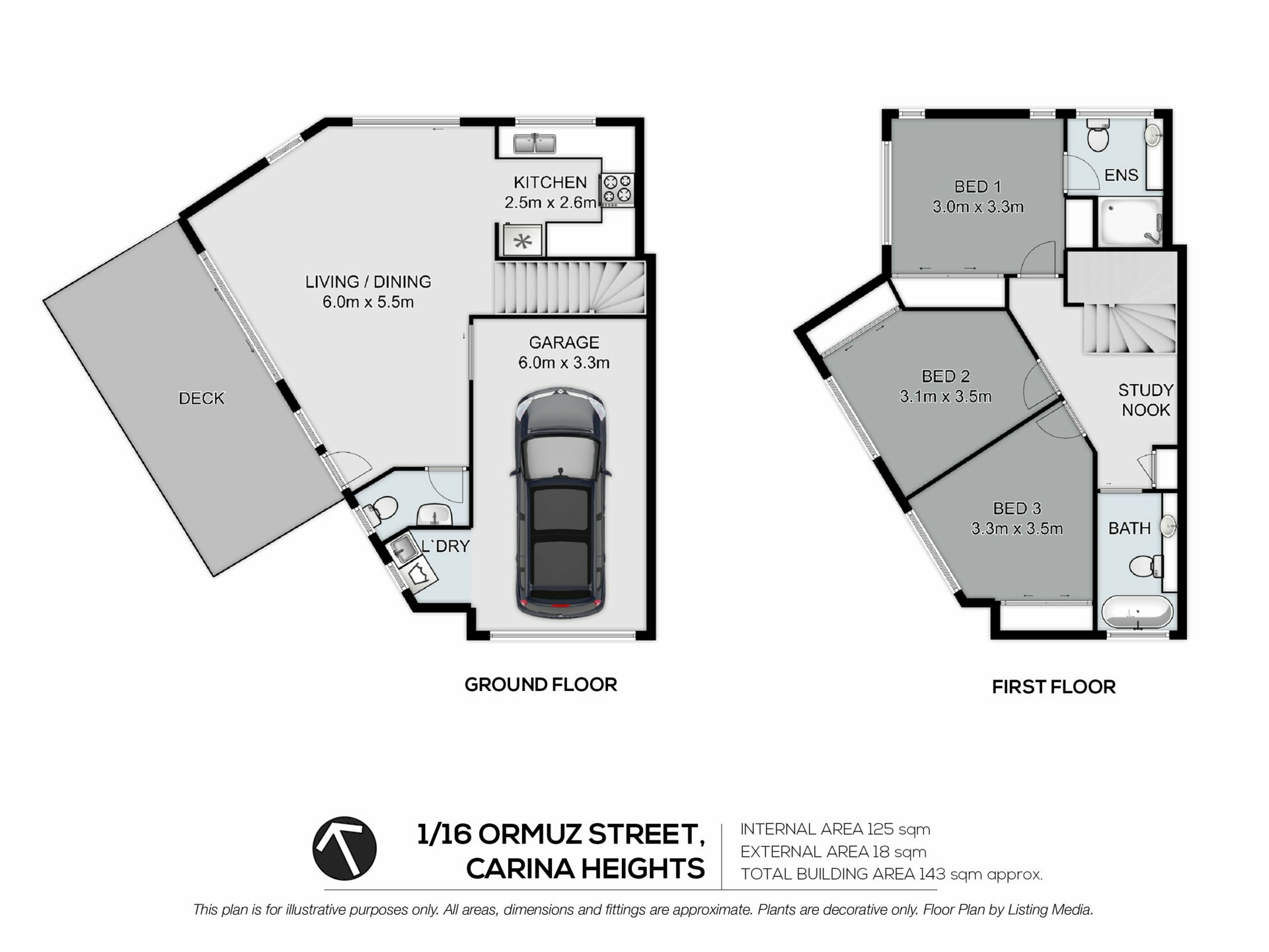 Unit 1/16 Ormuz Street, CARINA HEIGHTS
