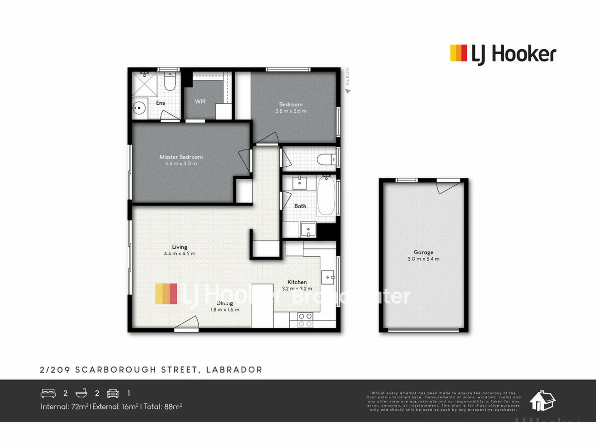 2/209 scarborough Street, SOUTHPORT