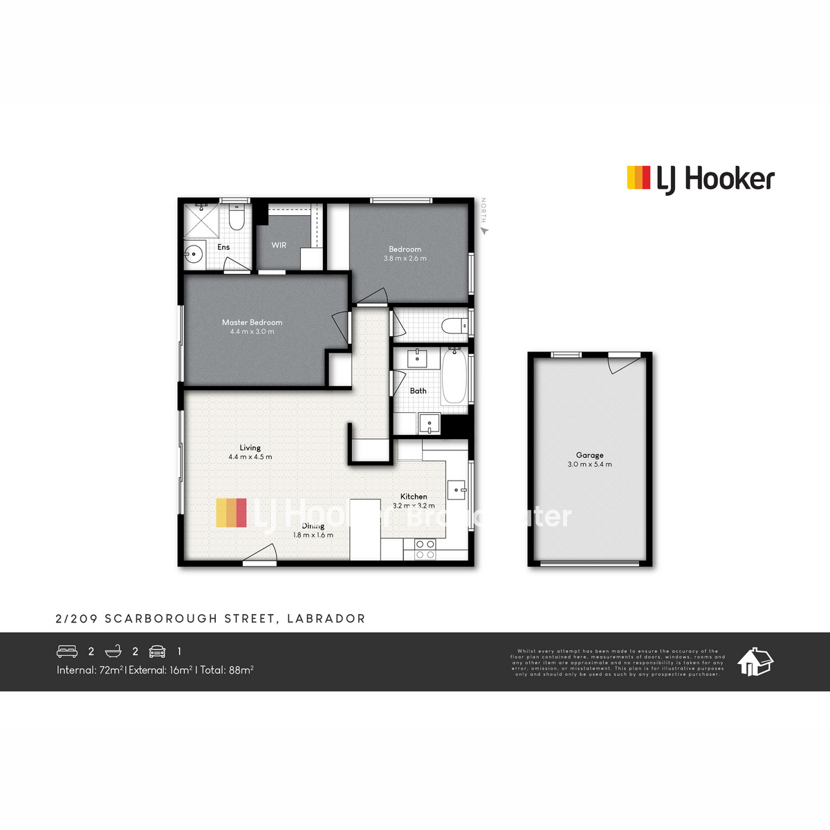 2/209 scarborough Street, SOUTHPORT