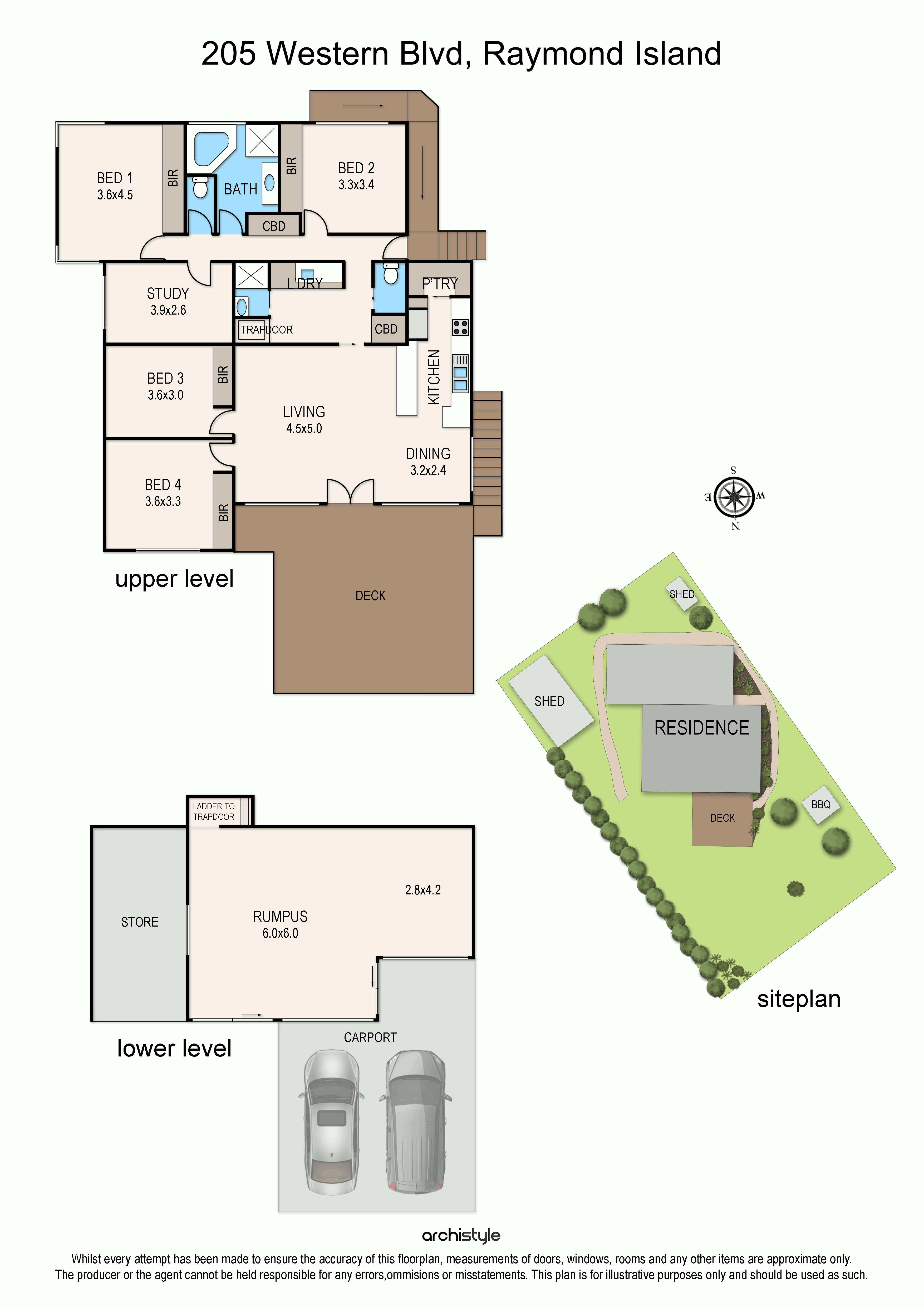 205 Western Boulevard, RAYMOND ISLAND