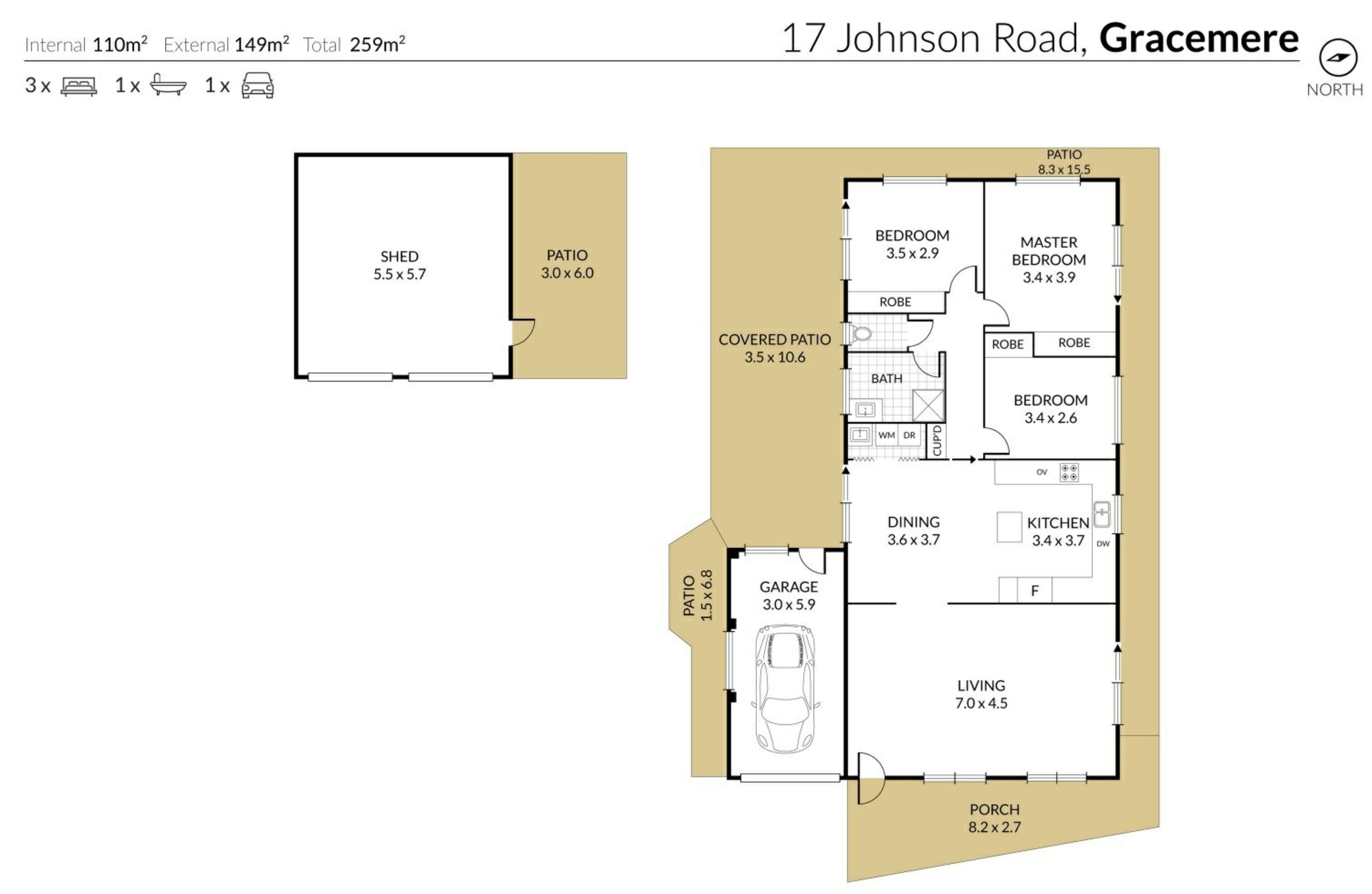 17 Johnson Road, GRACEMERE