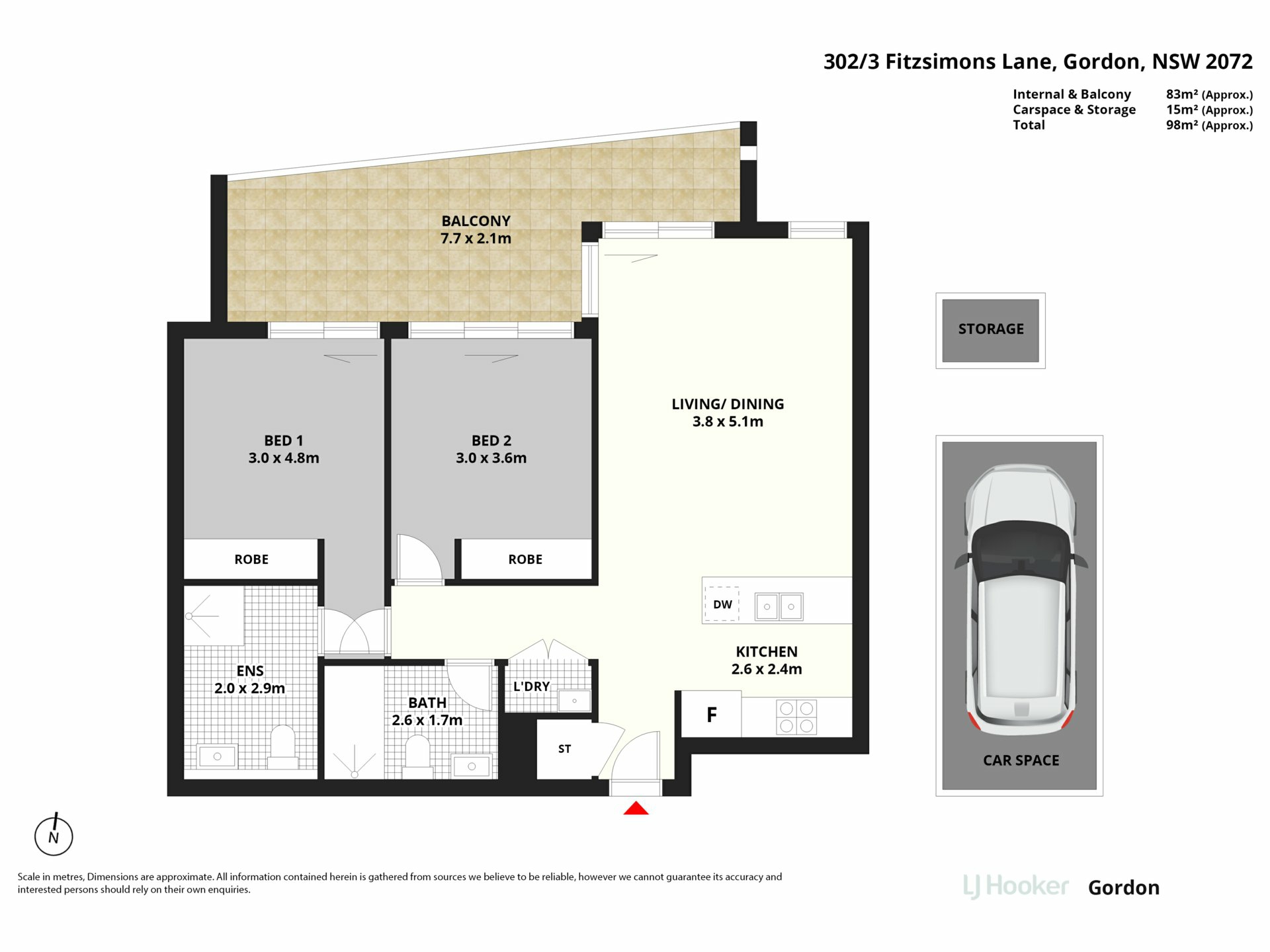302/3 Fitzsimons Lane, GORDON