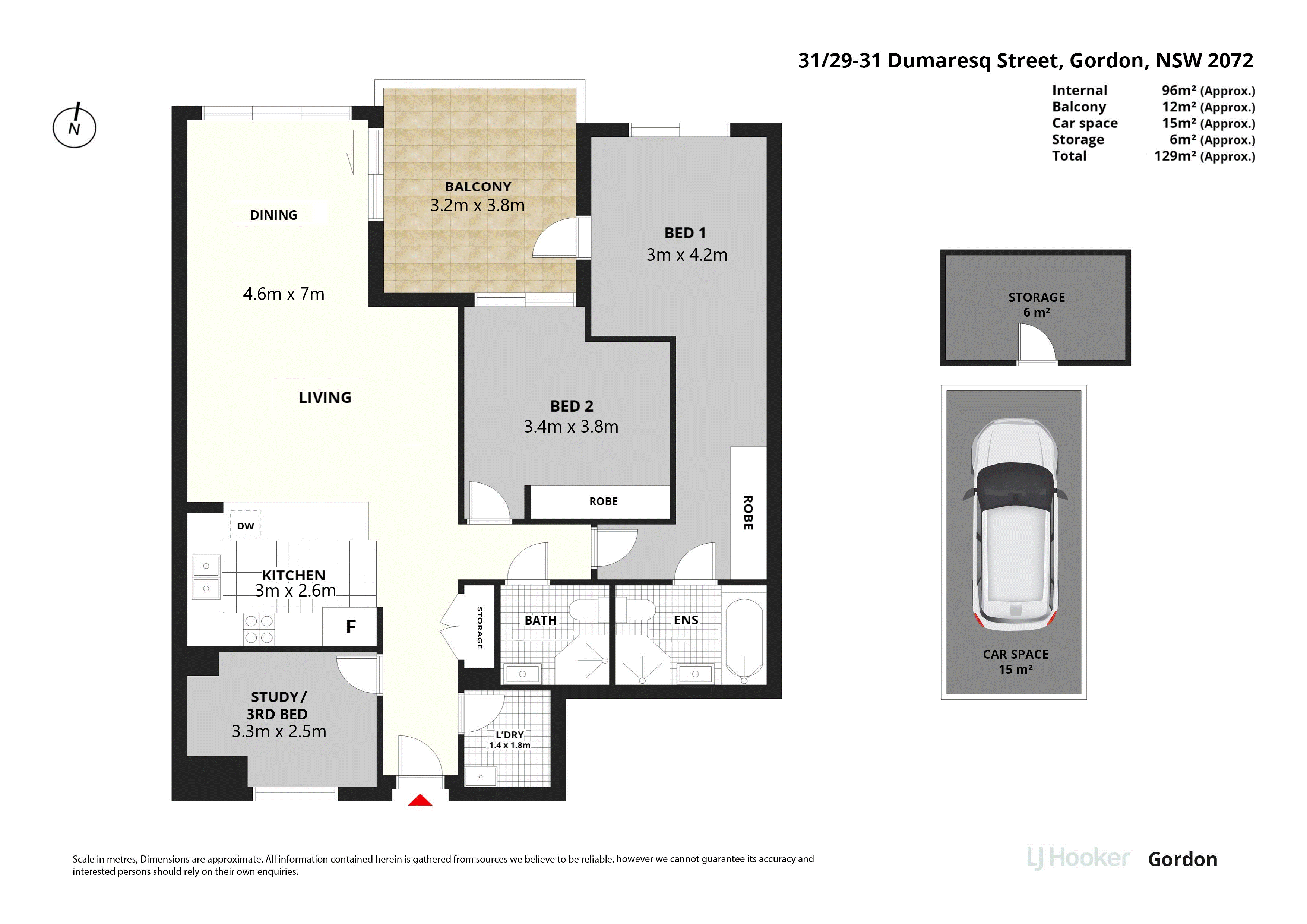 31/29-33 Dumaresq Street, GORDON