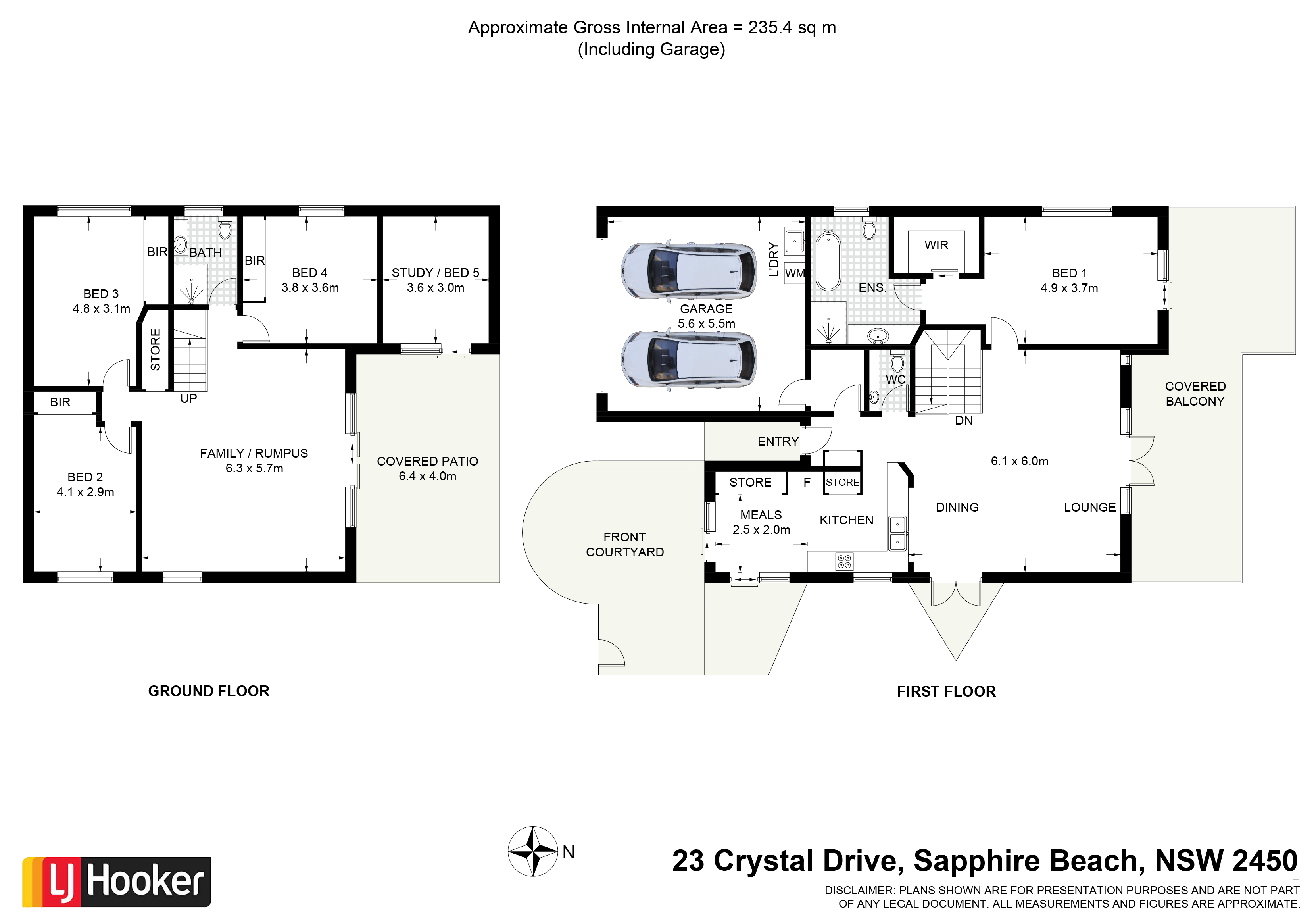 23 Crystal Drive Sapphire Beach NSW House for Sale LJ Hooker