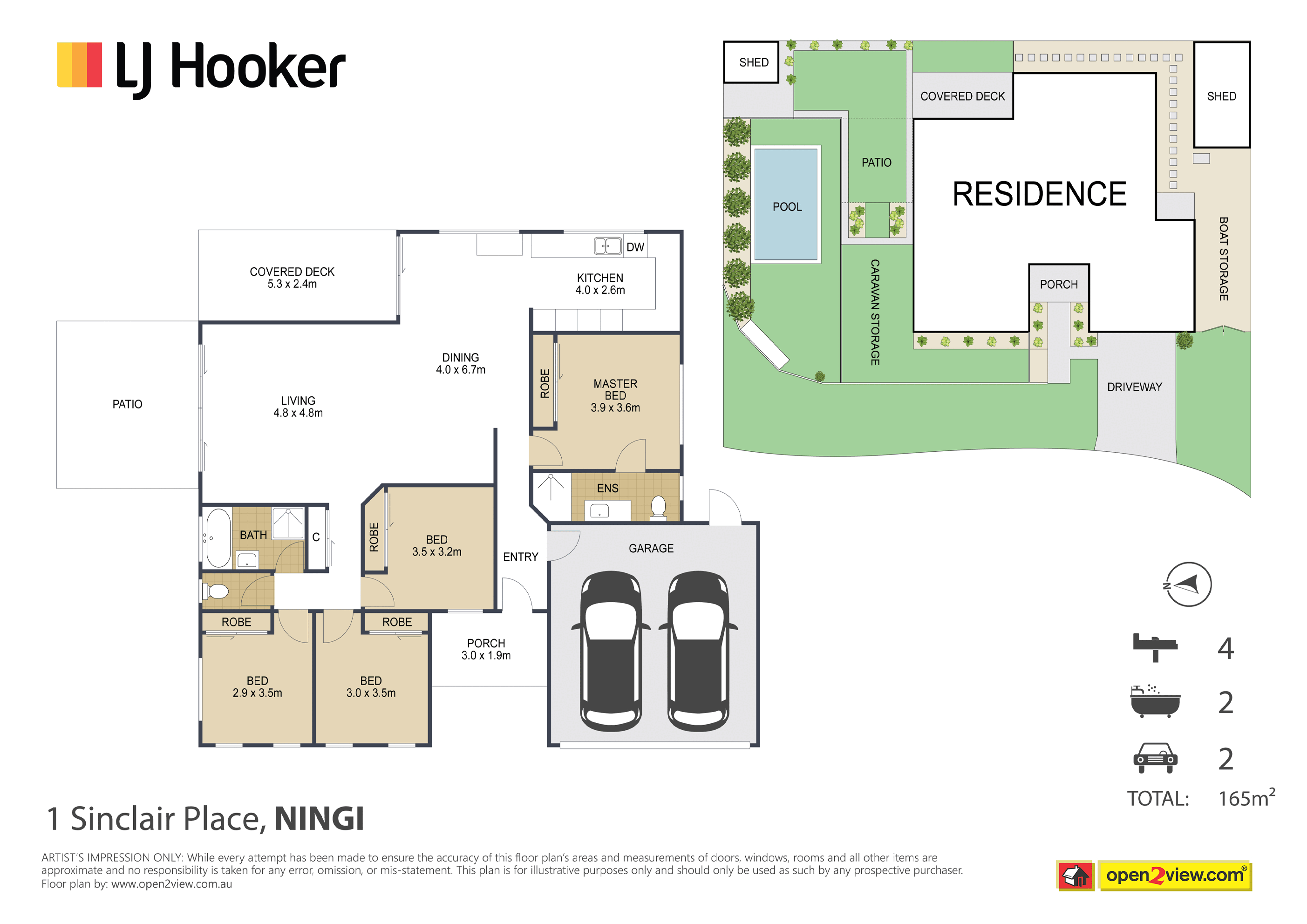 1 Sinclair Place Ningi QLD House for Sale LJ Hooker