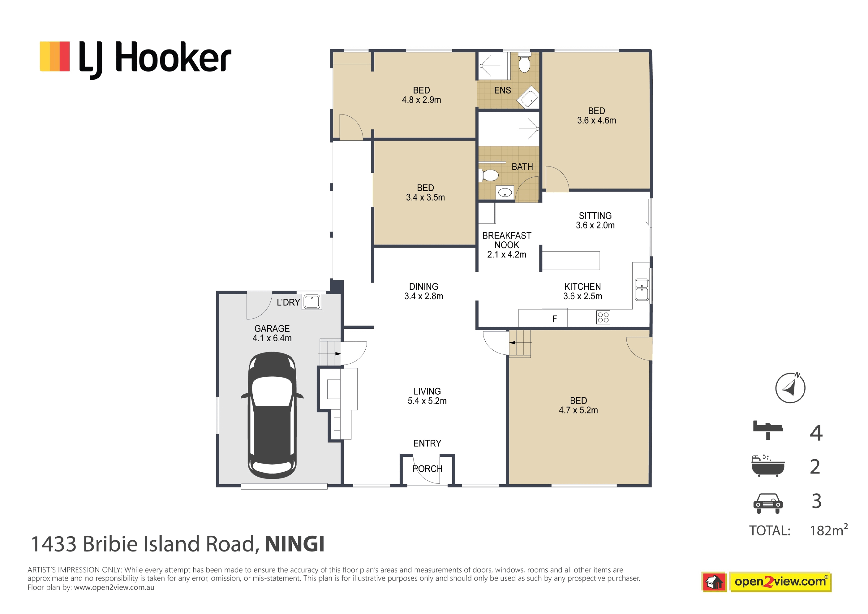 1433 Bribie Island Road, NINGI