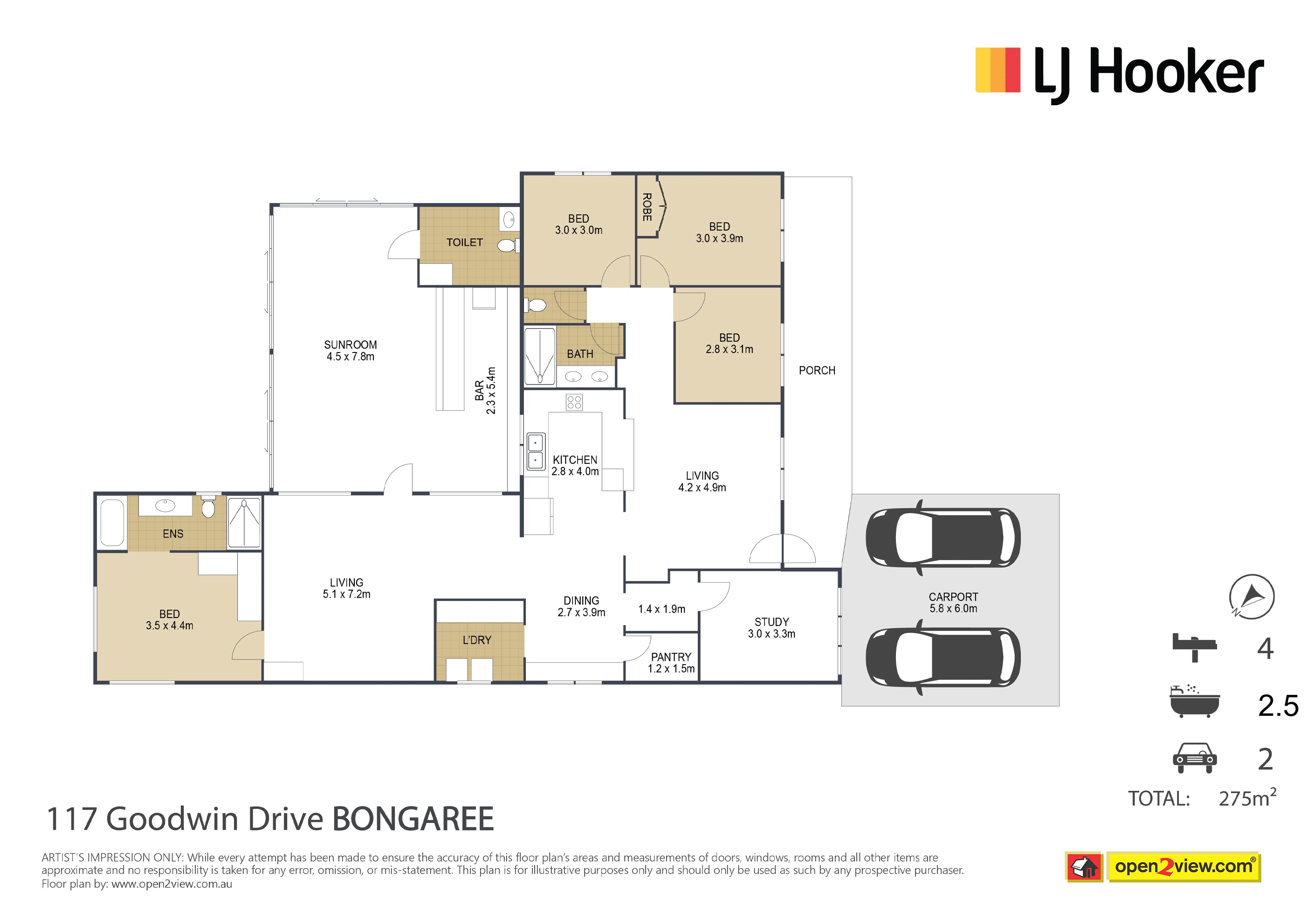 117 Goodwin Drive, BONGAREE