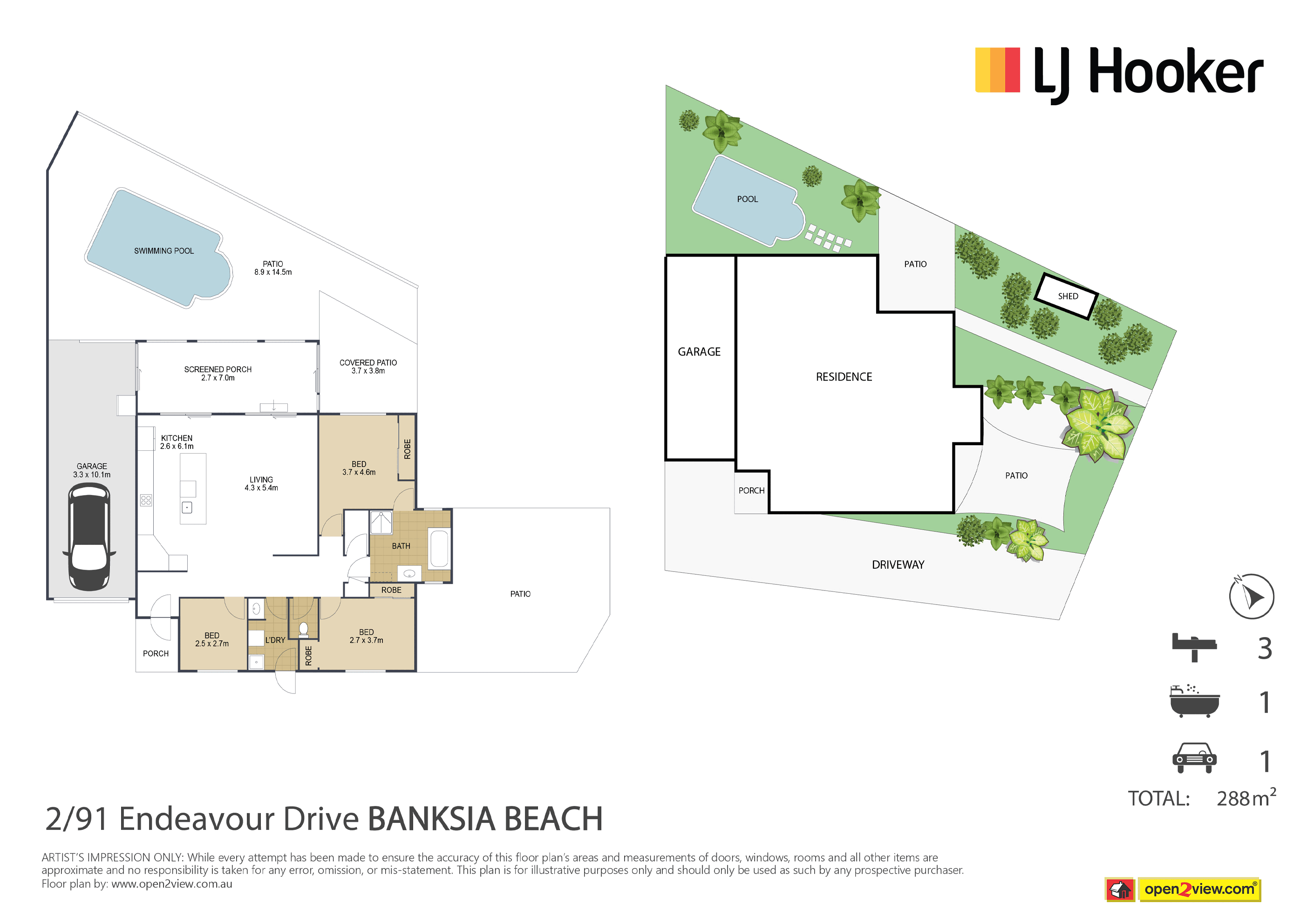 2/91 Endeavour Drive, BANKSIA BEACH