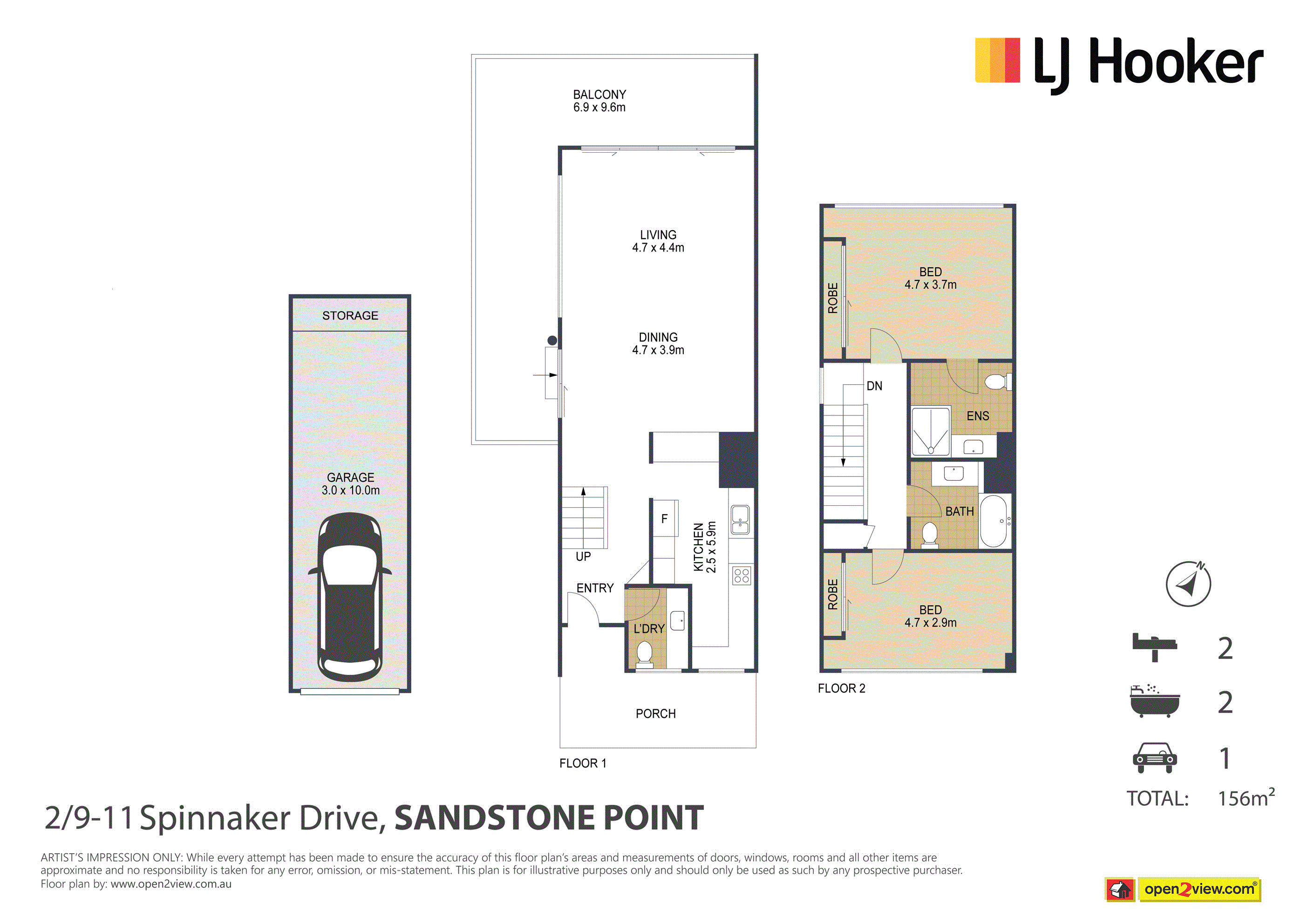 2/9-11 Spinnaker Drive, SANDSTONE POINT