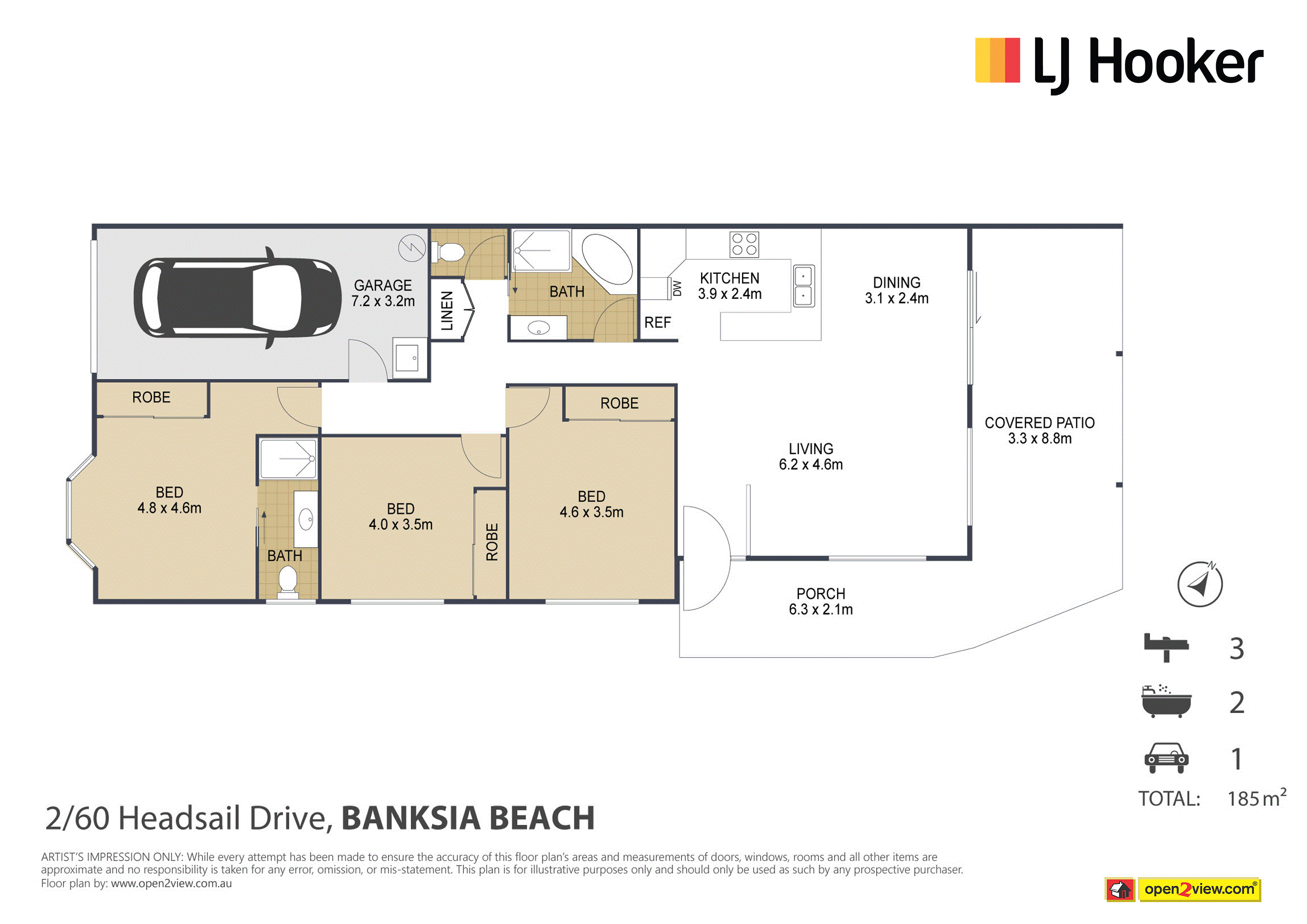 2/60 Headsail Drive, BANKSIA BEACH