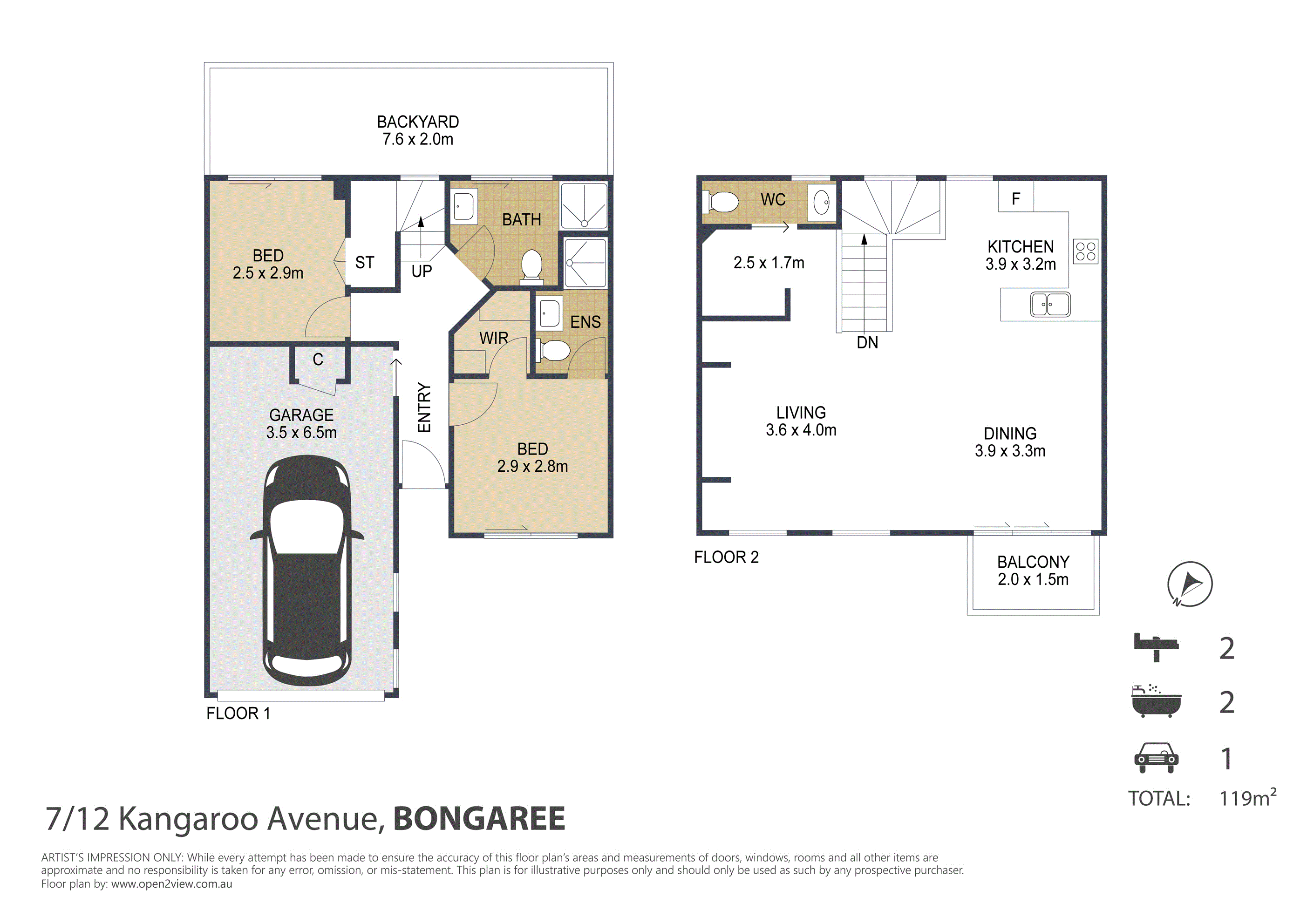 7/12-16 Kangaroo Avenue, BONGAREE