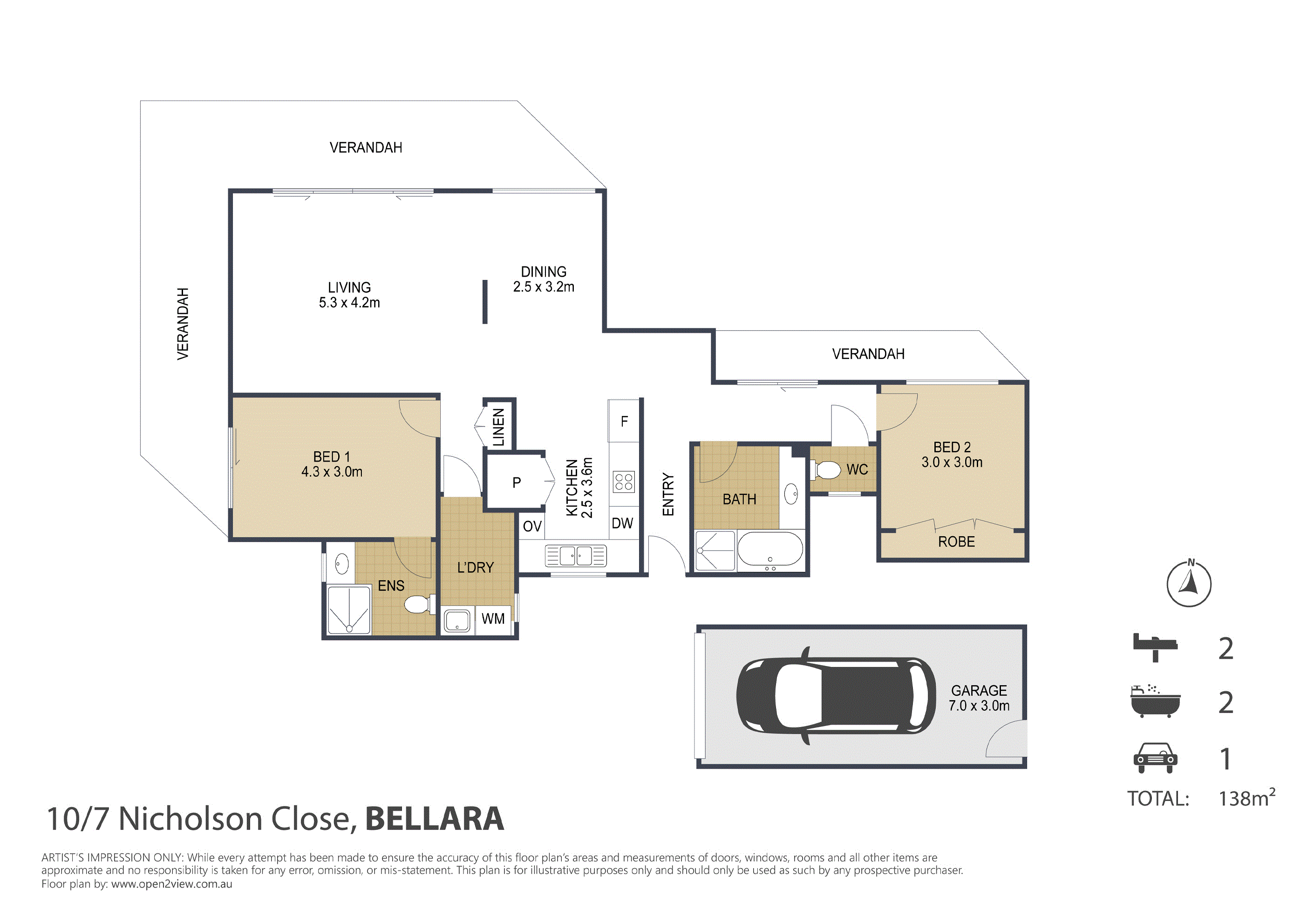 10/7 Nicholson Close, BELLARA