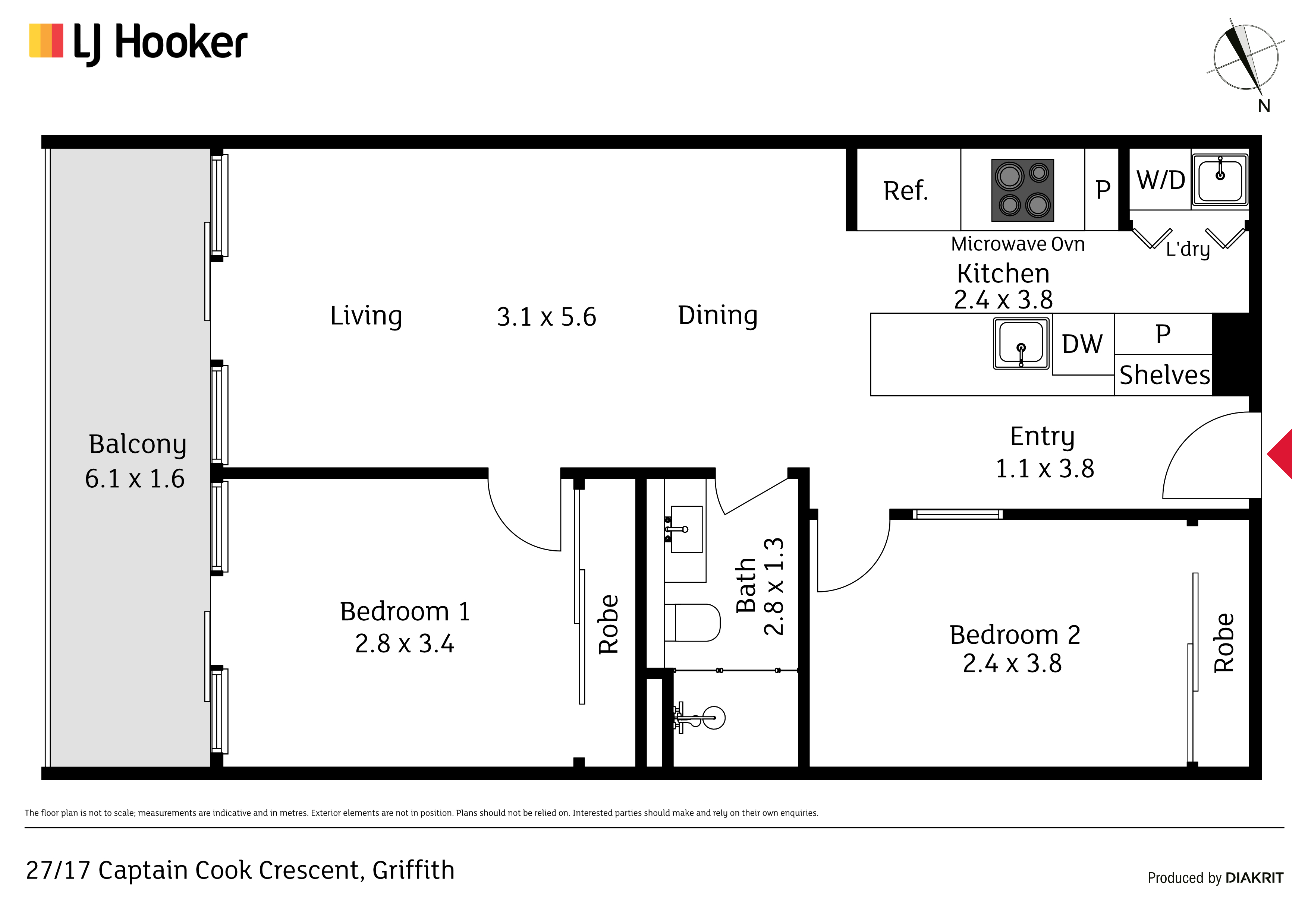 27/17 Captain Cook Crescent, GRIFFITH