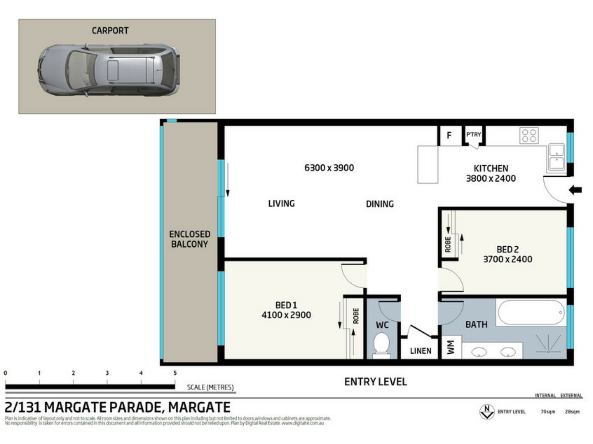 2/131 Margate Parade, MARGATE