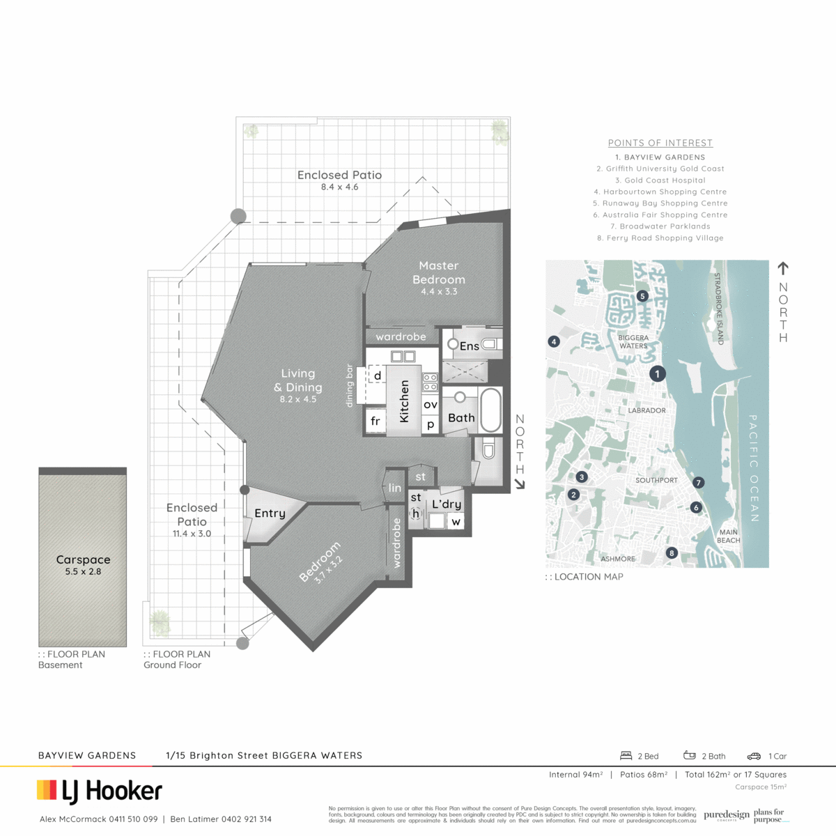 1/15 Brighton Street Biggera Waters QLD