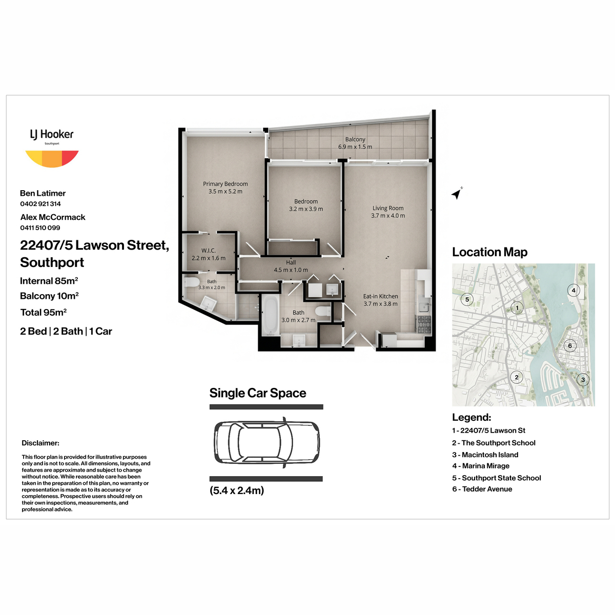 22407/5 Lawson Street, Southport